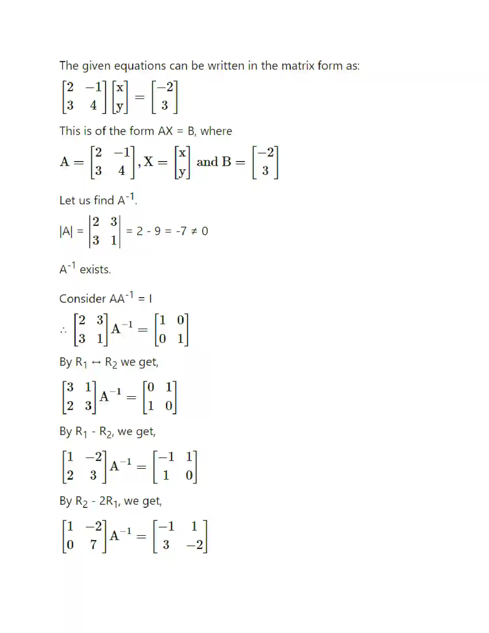 Maharashtra Board Class 12th Mathematics & Statistics-1 (Arts & Science) Matrics Solution 111