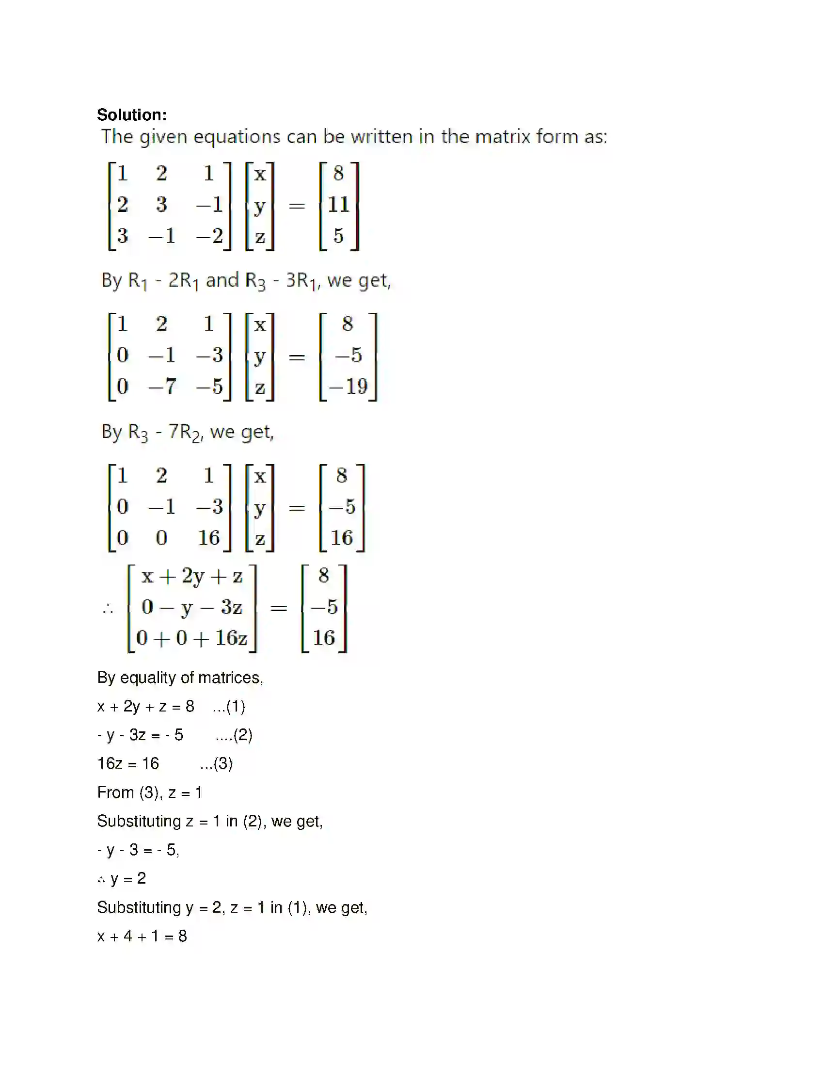 Maharashtra Board Class 12th Mathematics & Statistics-1 (Arts & Science) Matrics Solution 121