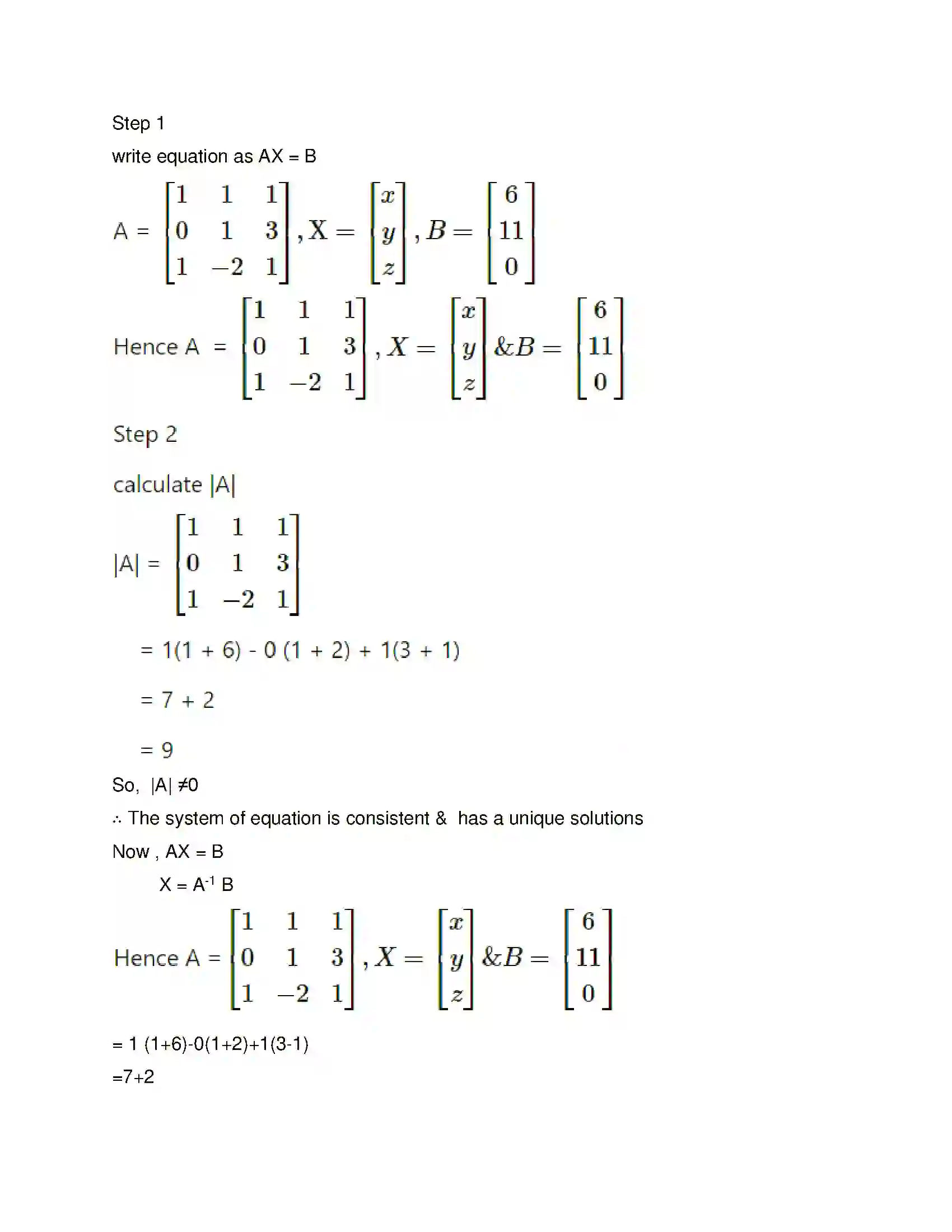 Maharashtra Board Class 12th Mathematics & Statistics-1 (Arts & Science) Matrics Solution 125