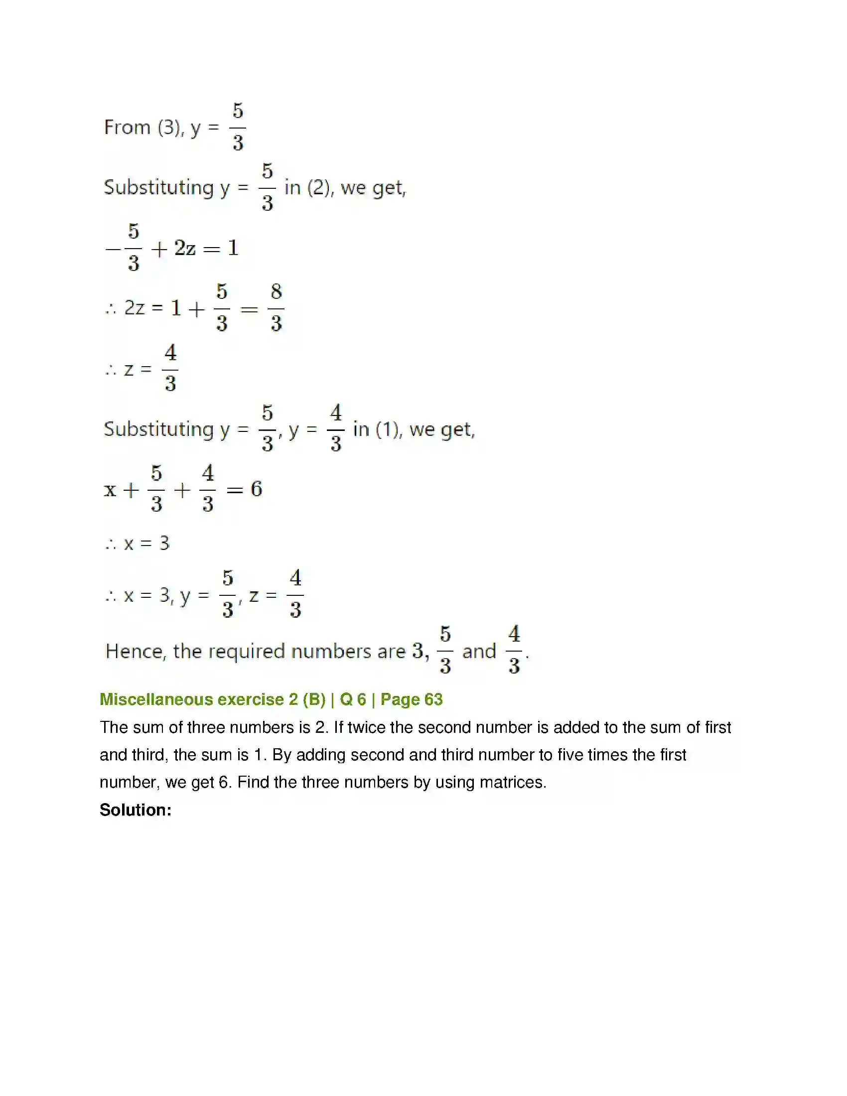 Maharashtra Board Class 12th Mathematics & Statistics-1 (Arts & Science) Matrics Solution 131