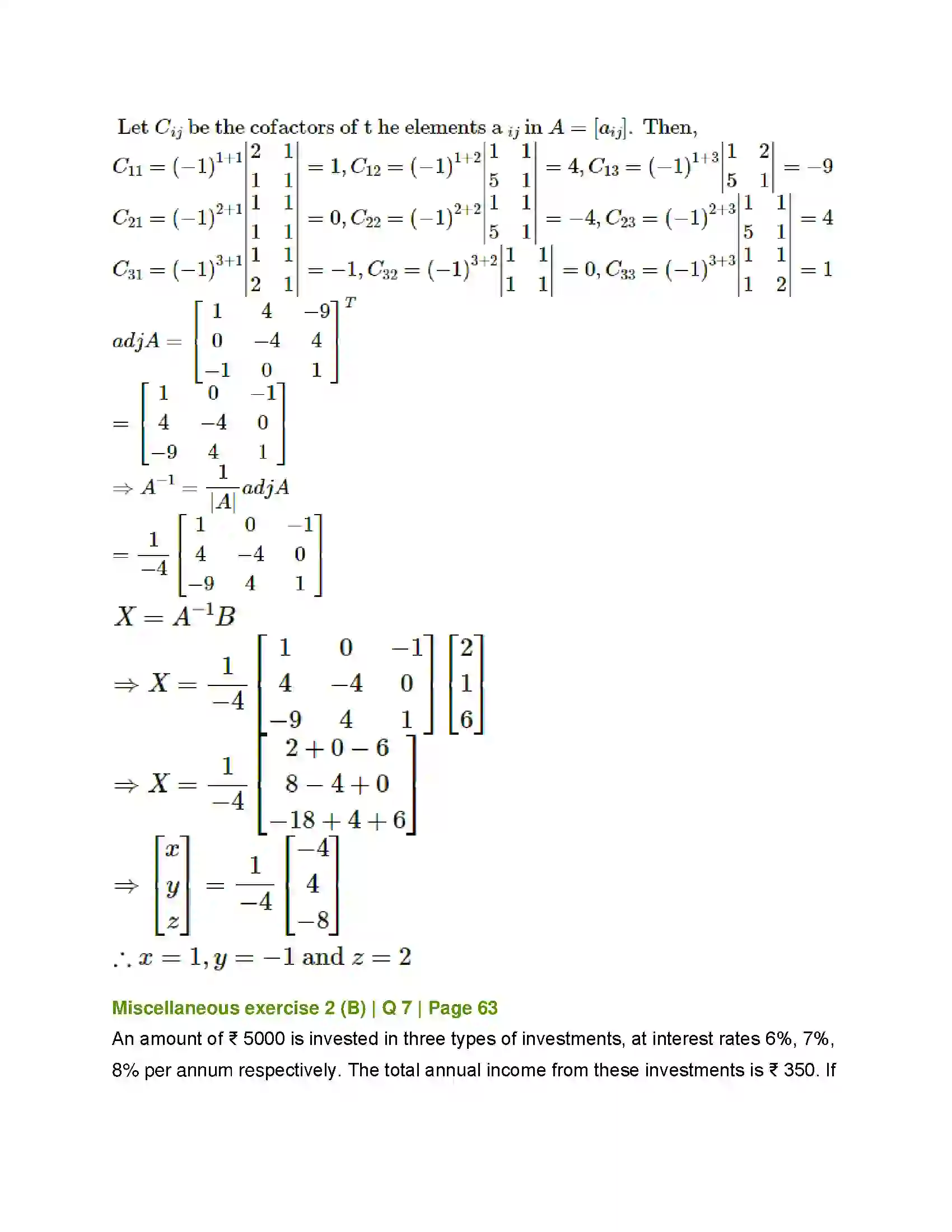 Maharashtra Board Class 12th Mathematics & Statistics-1 (Arts & Science) Matrics Solution 133