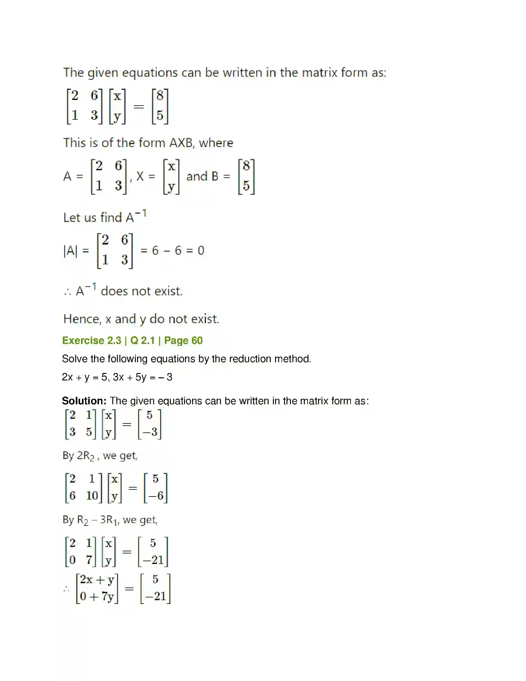 Maharashtra Board Class 12th Mathematics & Statistics-1 (Arts & Science) Matrics Solution 88