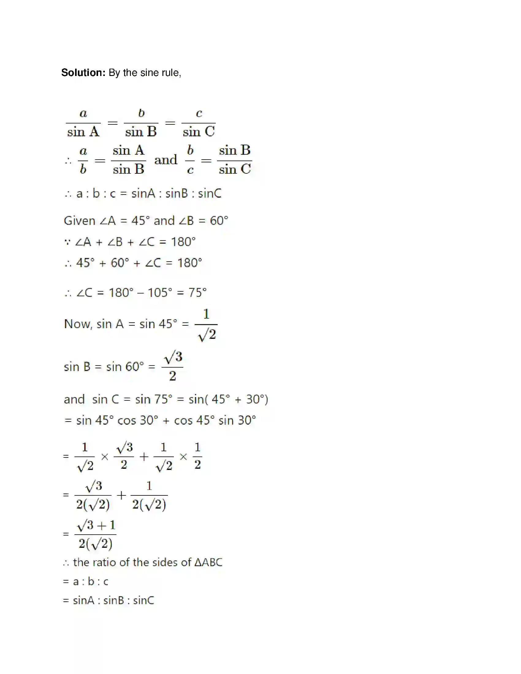 Maharashtra Board Class 12th Mathematics & Statistics-1 (Arts & Science) Trigonometric Functions Solution 23