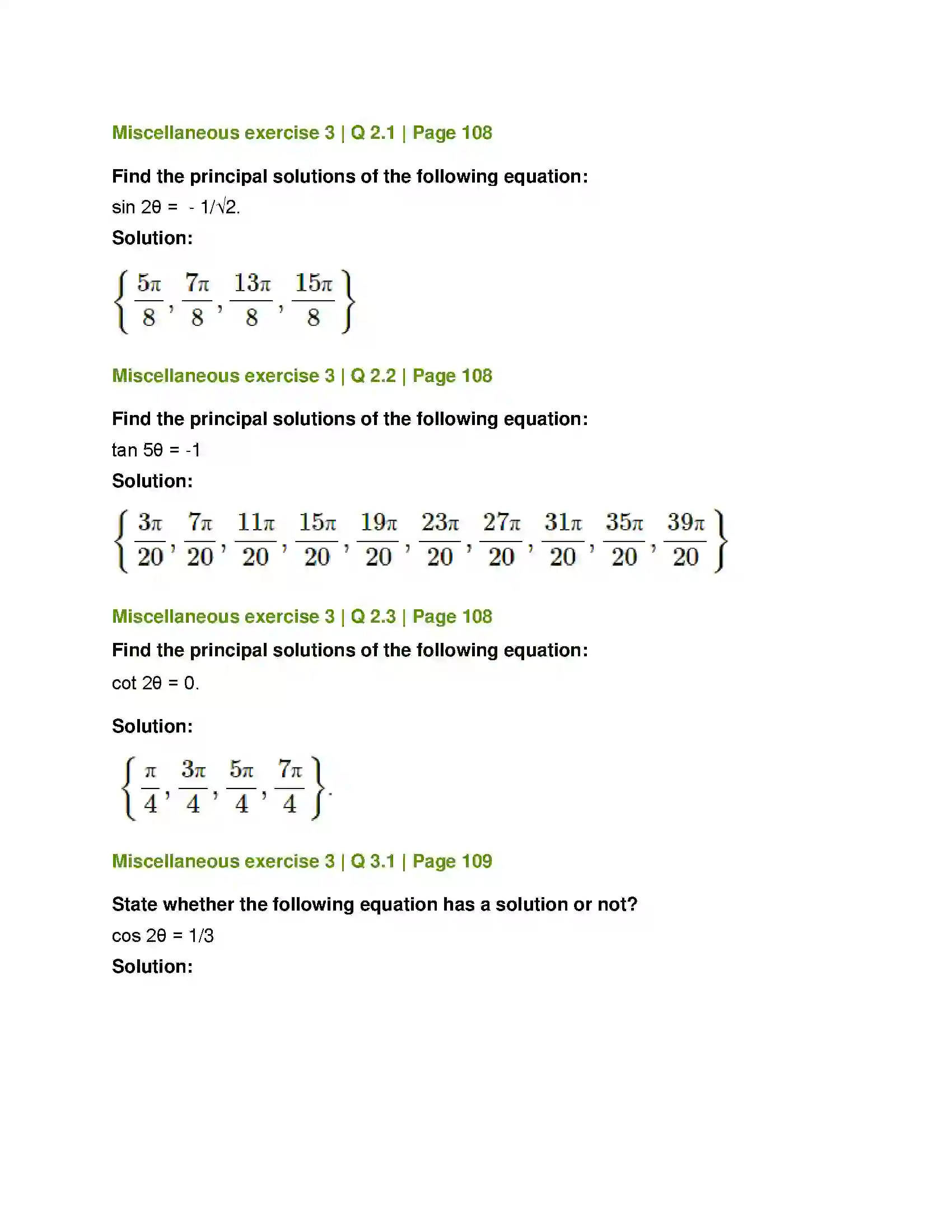 Maharashtra Board Class 12th Mathematics & Statistics-1 (Arts & Science) Trigonometric Functions Solution 65