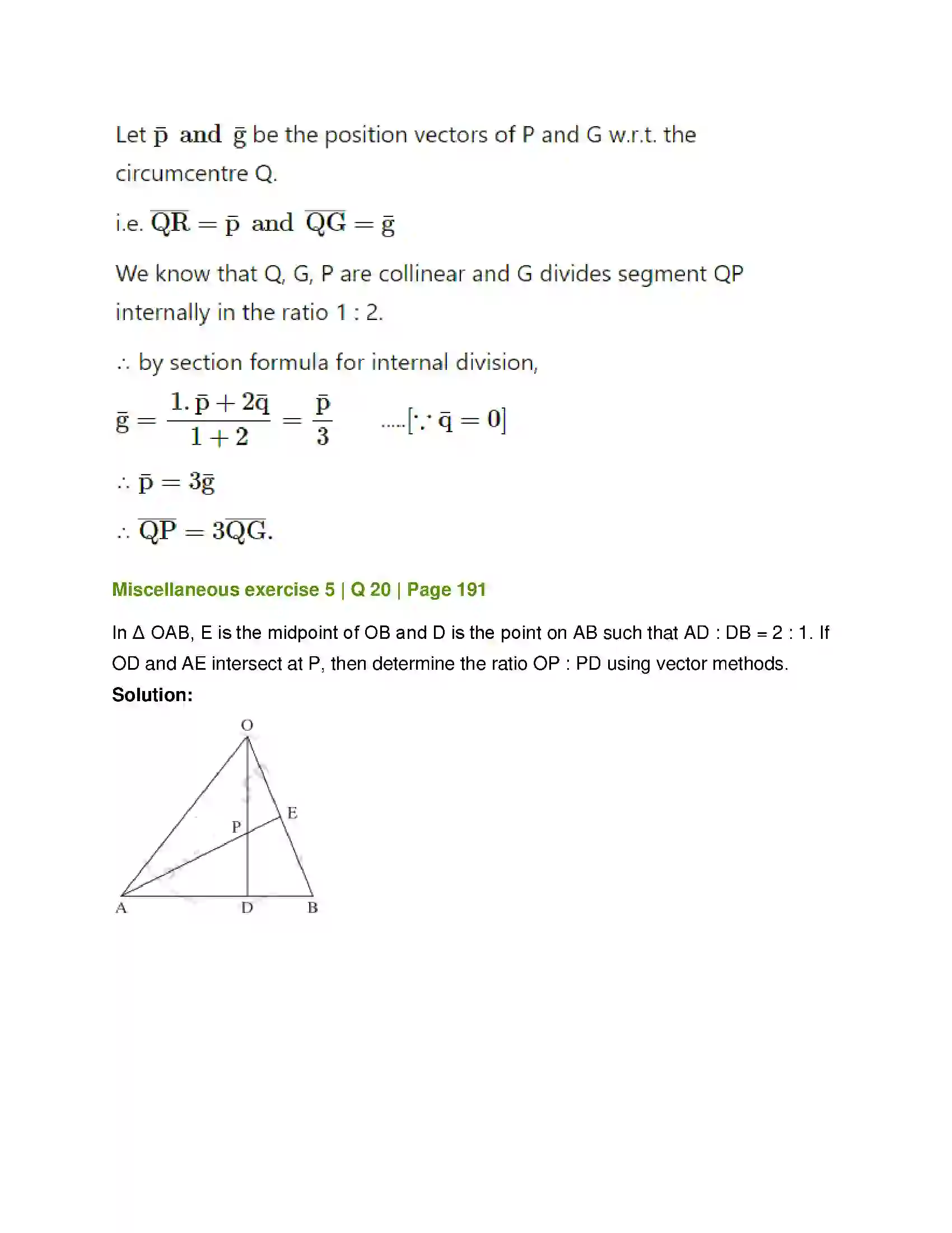 Maharashtra Board Class 12th Mathematics & Statistics-1 (Arts & Science) Vectors Solution 100