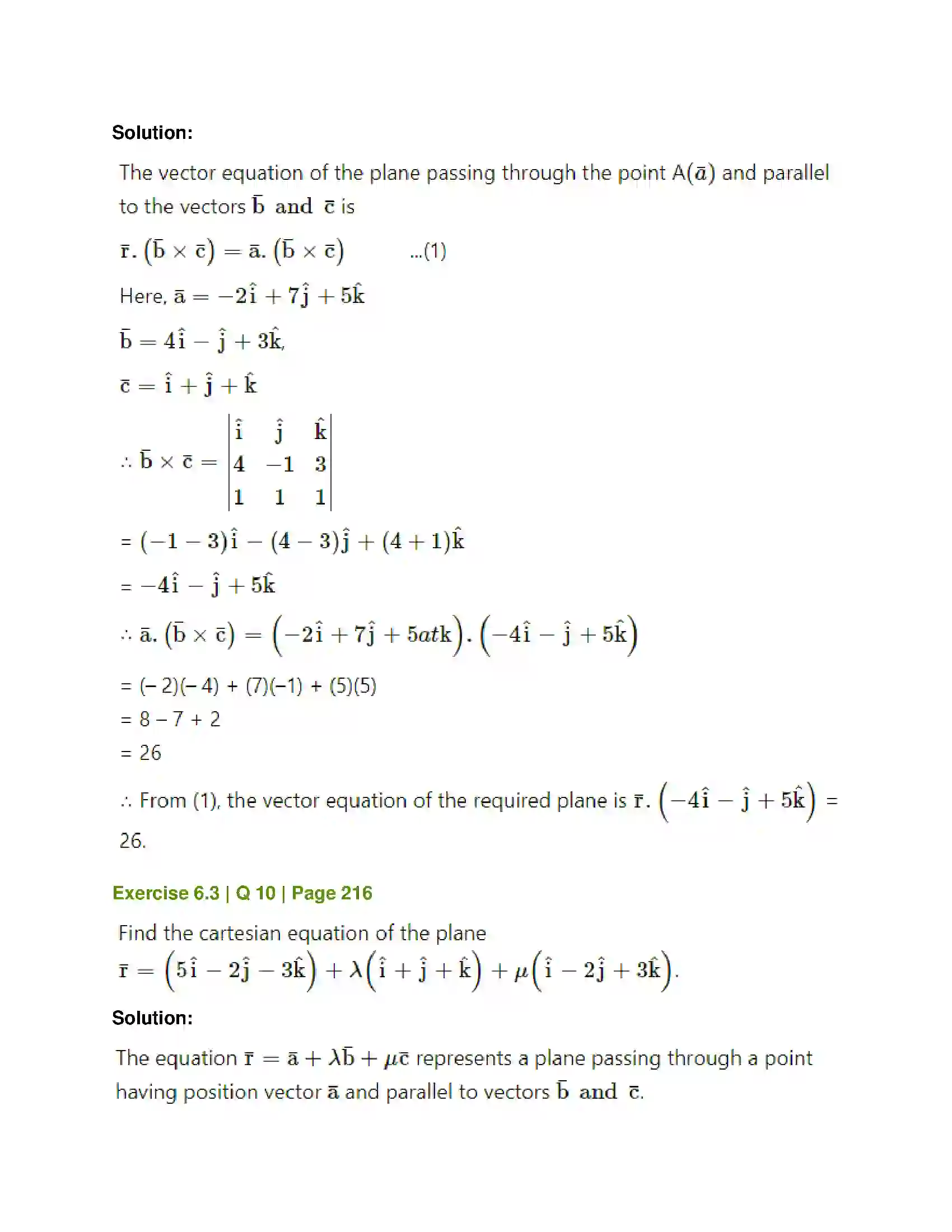 Maharashtra Board Class 12th Mathematics & Statistics-1 (Arts & Science) Line and Plane Solution 25