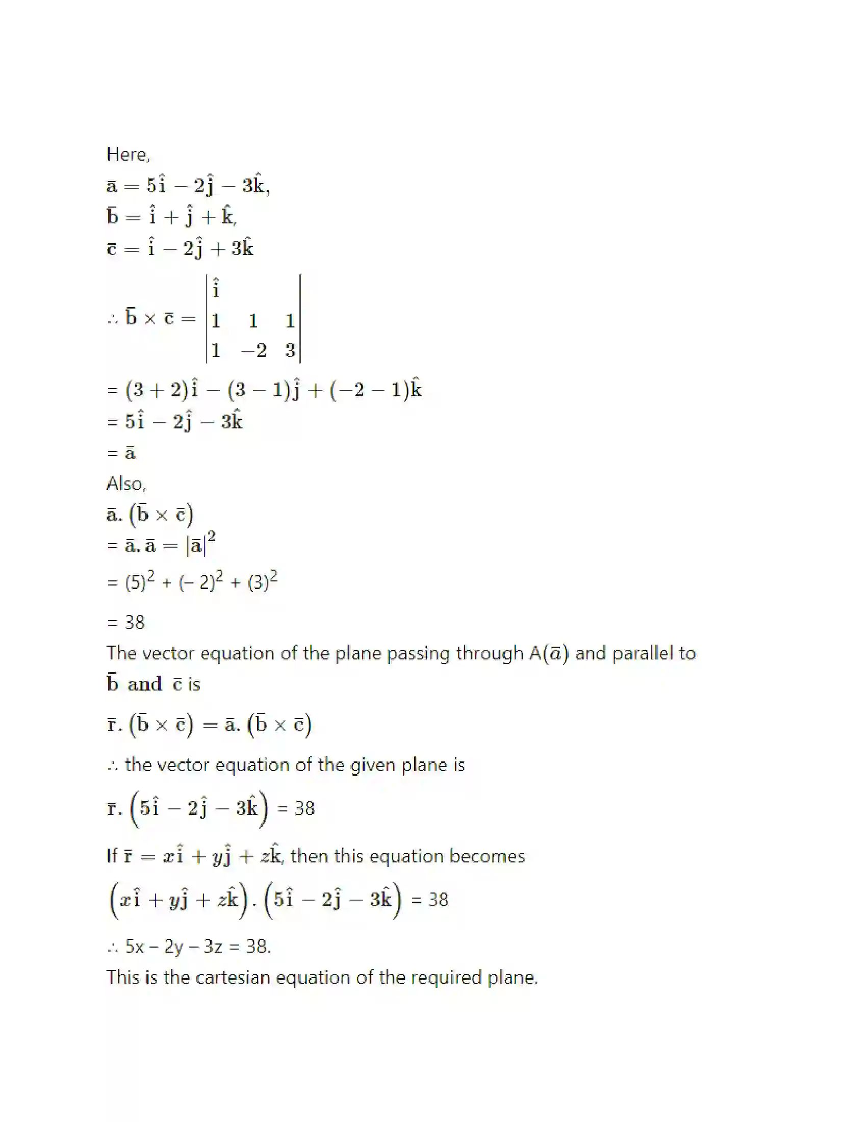 Maharashtra Board Class 12th Mathematics & Statistics-1 (Arts & Science) Line and Plane Solution 26
