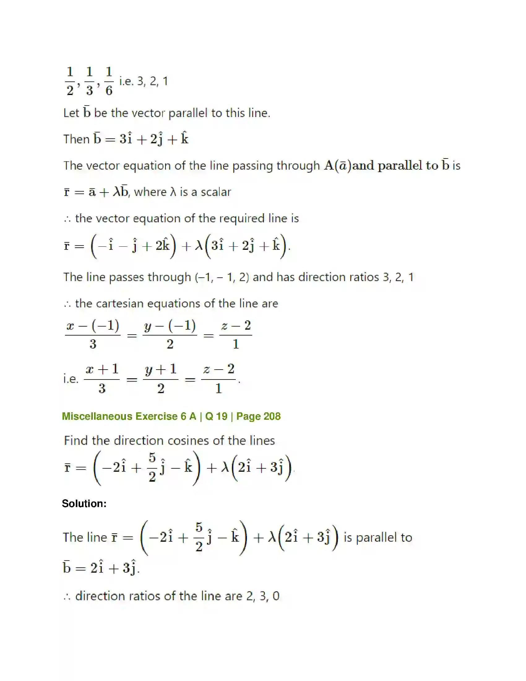 Maharashtra Board Class 12th Mathematics & Statistics-1 (Arts & Science) Line and Plane Solution 49
