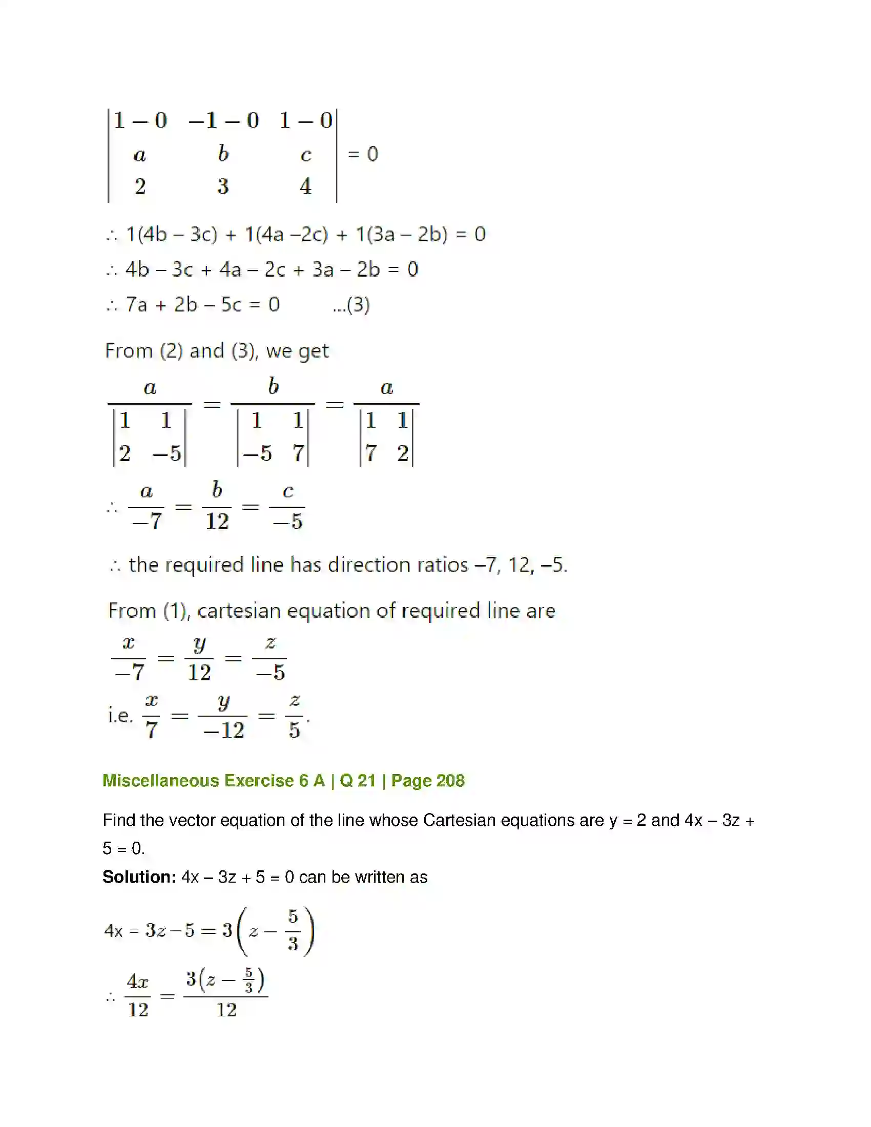 Maharashtra Board Class 12th Mathematics & Statistics-1 (Arts & Science) Line and Plane Solution 51