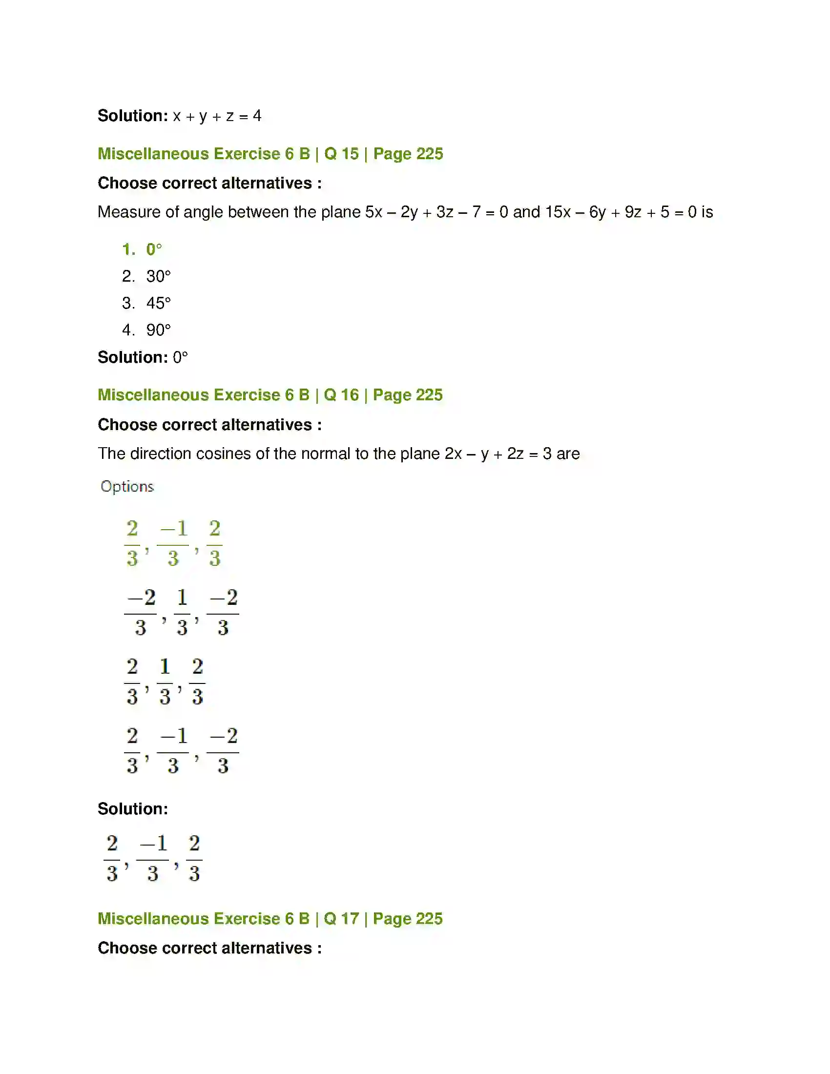 Maharashtra Board Class 12th Mathematics & Statistics-1 (Arts & Science) Line and Plane Solution 59