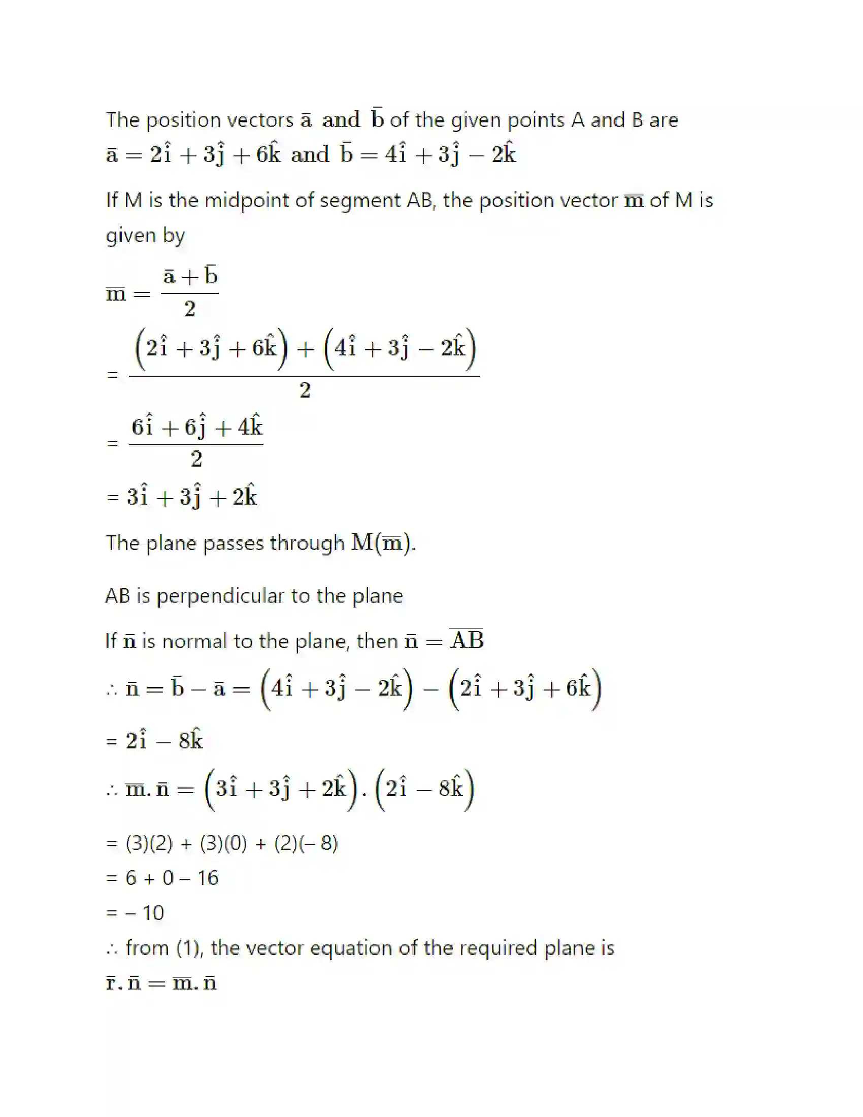 Maharashtra Board Class 12th Mathematics & Statistics-1 (Arts & Science) Line and Plane Solution 80