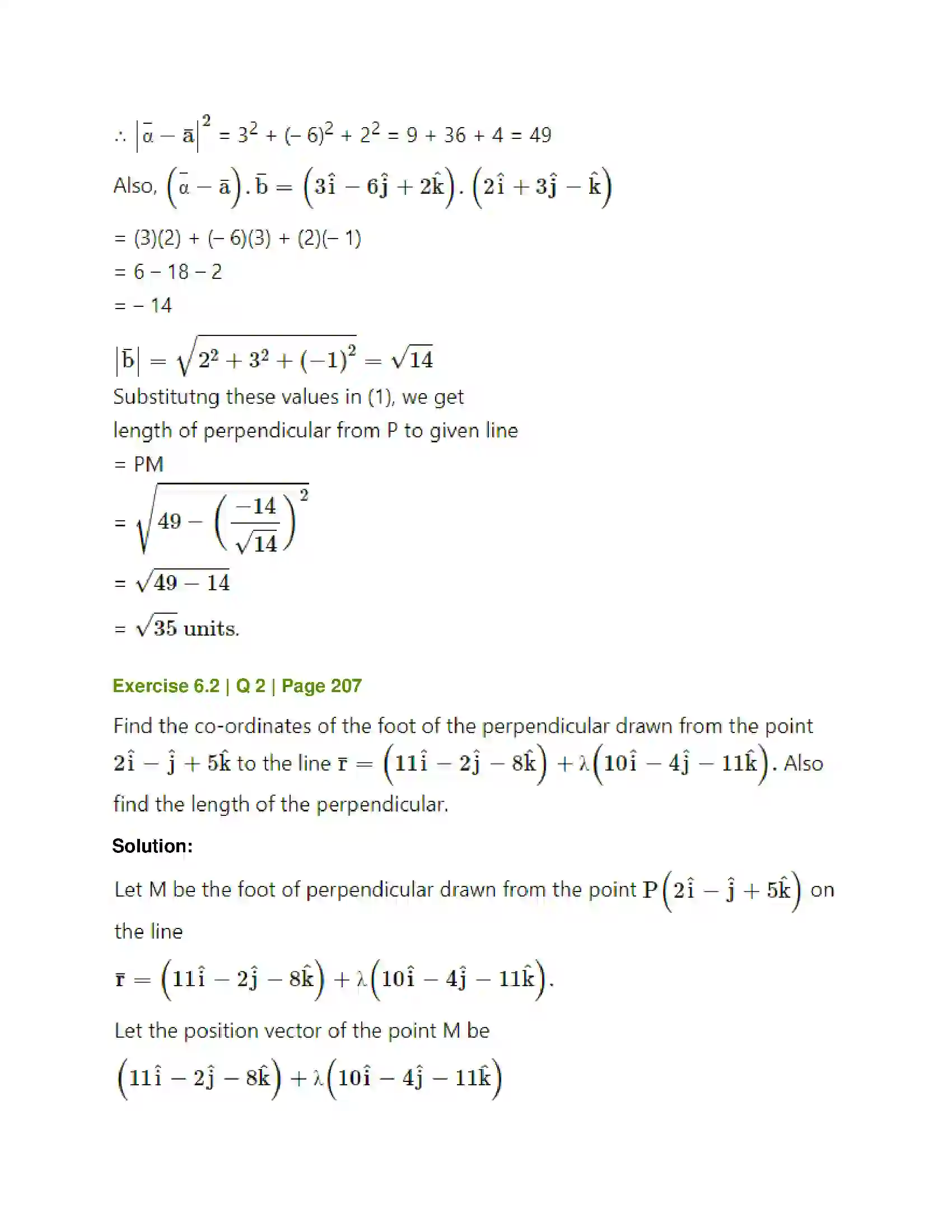 Maharashtra Board Class 12th Mathematics & Statistics-1 (Arts & Science) Line and Plane Solution 9