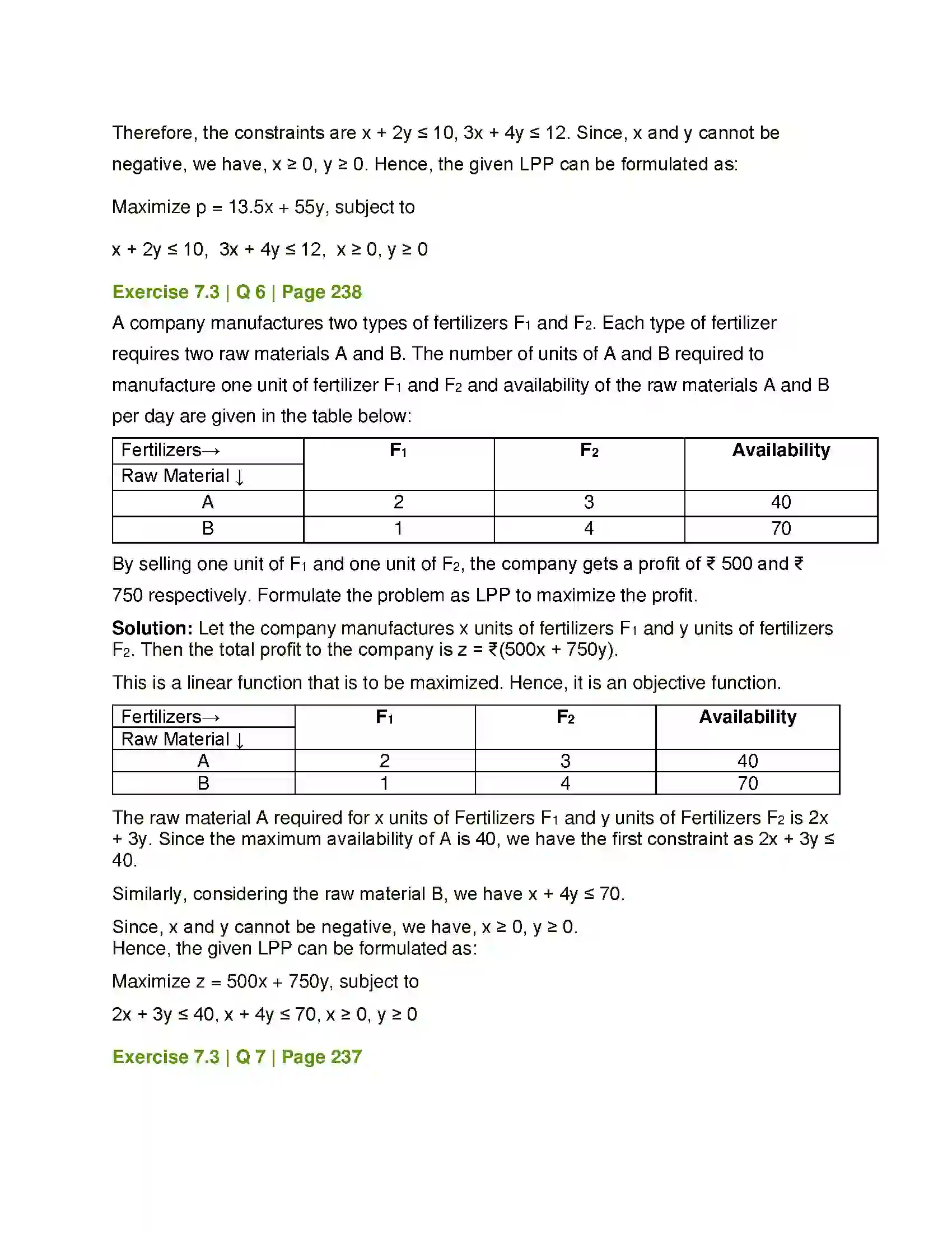 Maharashtra Board Class 12th Mathematics & Statistics-1 (Arts & Science) Linear Programming Solution 29