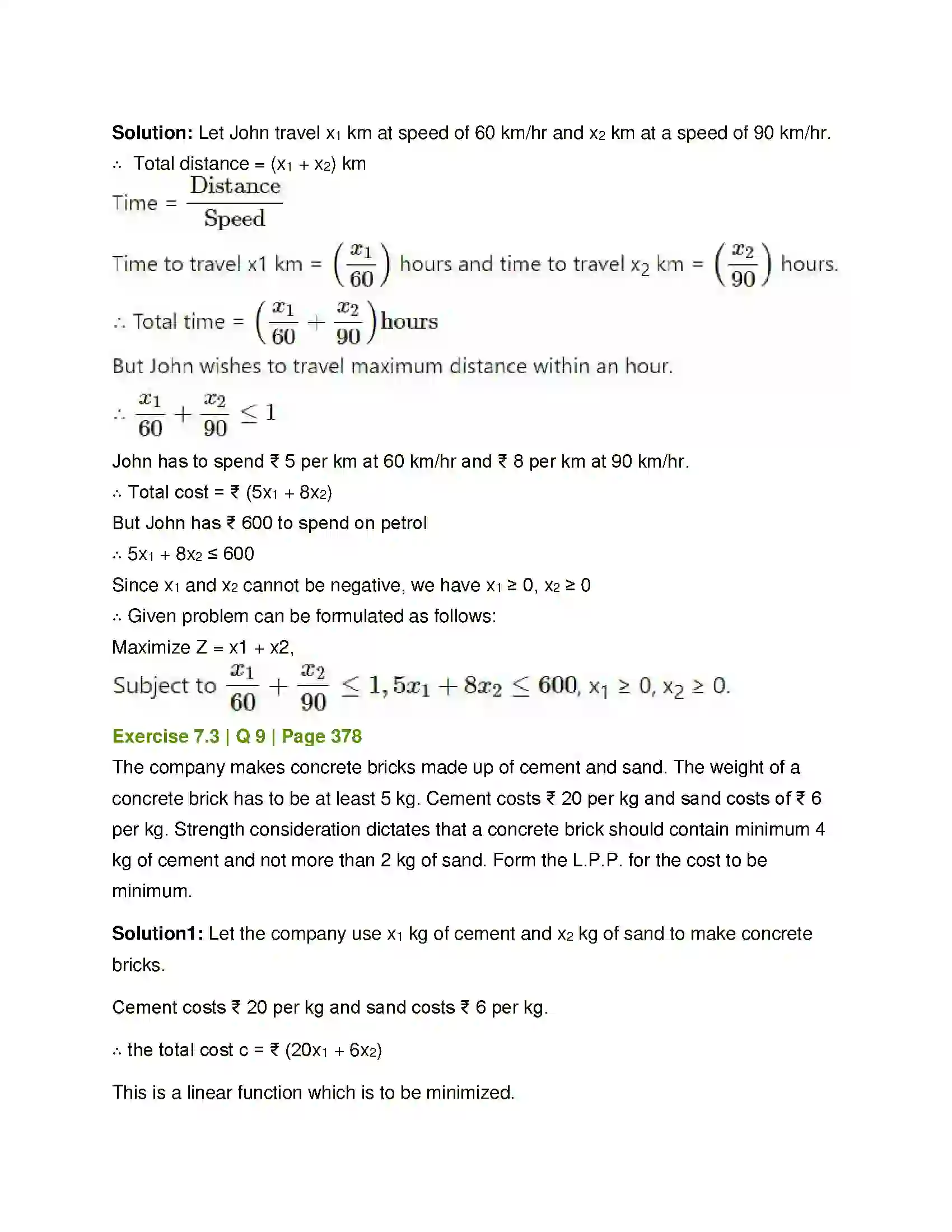 Maharashtra Board Class 12th Mathematics & Statistics-1 (Arts & Science) Linear Programming Solution 31