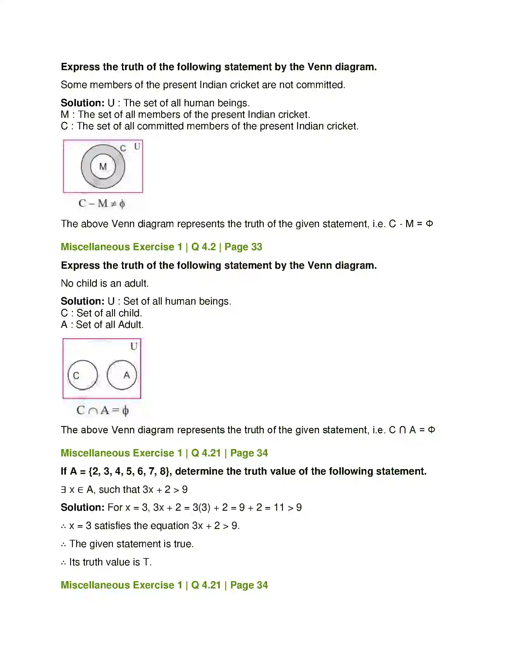 Maharashtra Board Class 12th Mathematics & Statistics-1 (Commerce) Mathematical Logic Solution 79