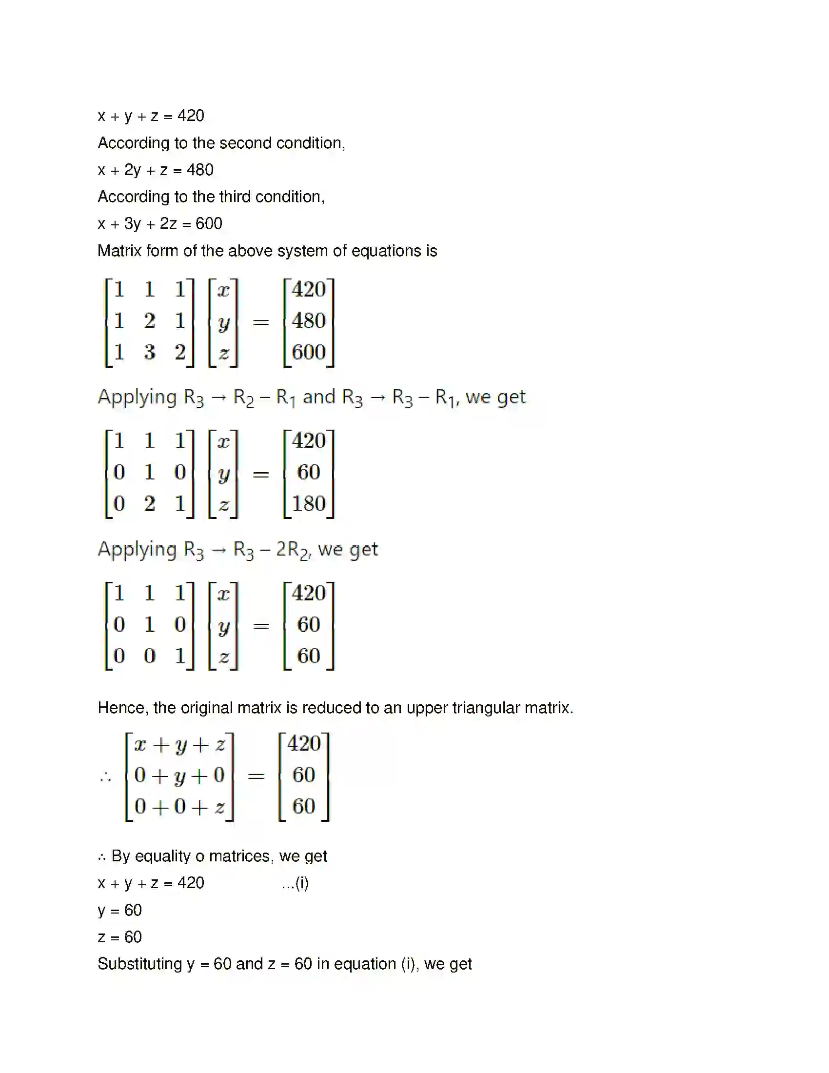 Maharashtra Board Class 12th Mathematics & Statistics-1 (Commerce) Matrices Solution 102