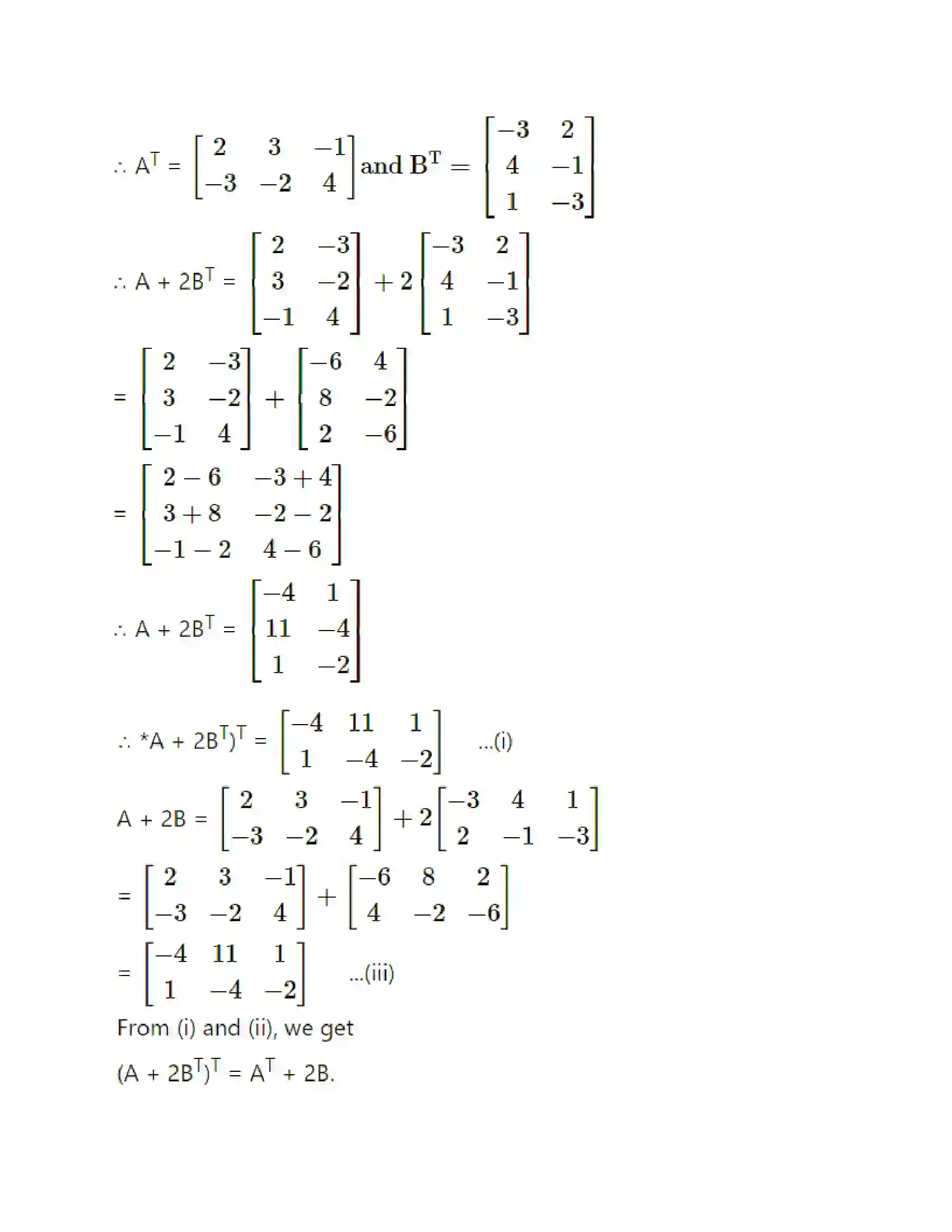 Maharashtra Board Class 12th Mathematics & Statistics-1 (Commerce) Matrices Solution 123
