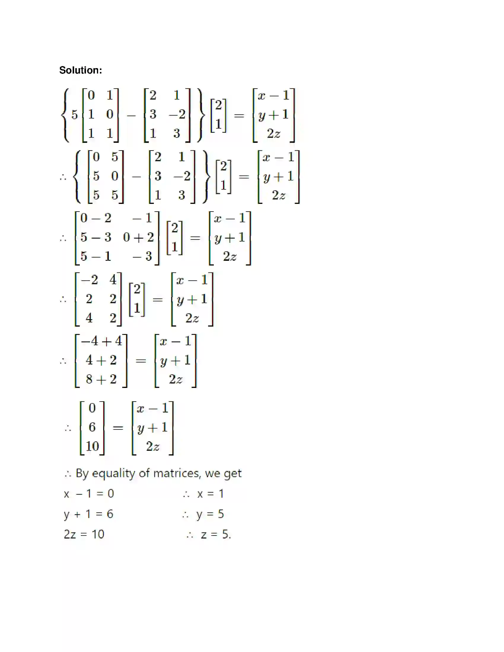 Maharashtra Board Class 12th Mathematics & Statistics-1 (Commerce) Matrices Solution 130