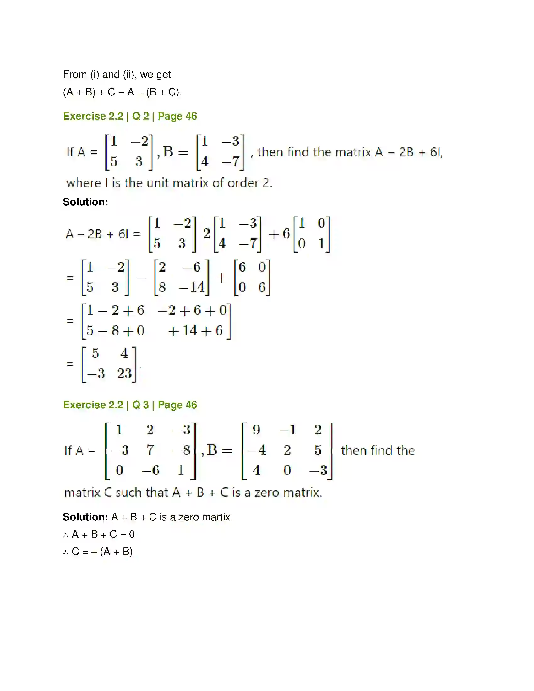 Maharashtra Board Class 12th Mathematics & Statistics-1 (Commerce) Matrices Solution 14