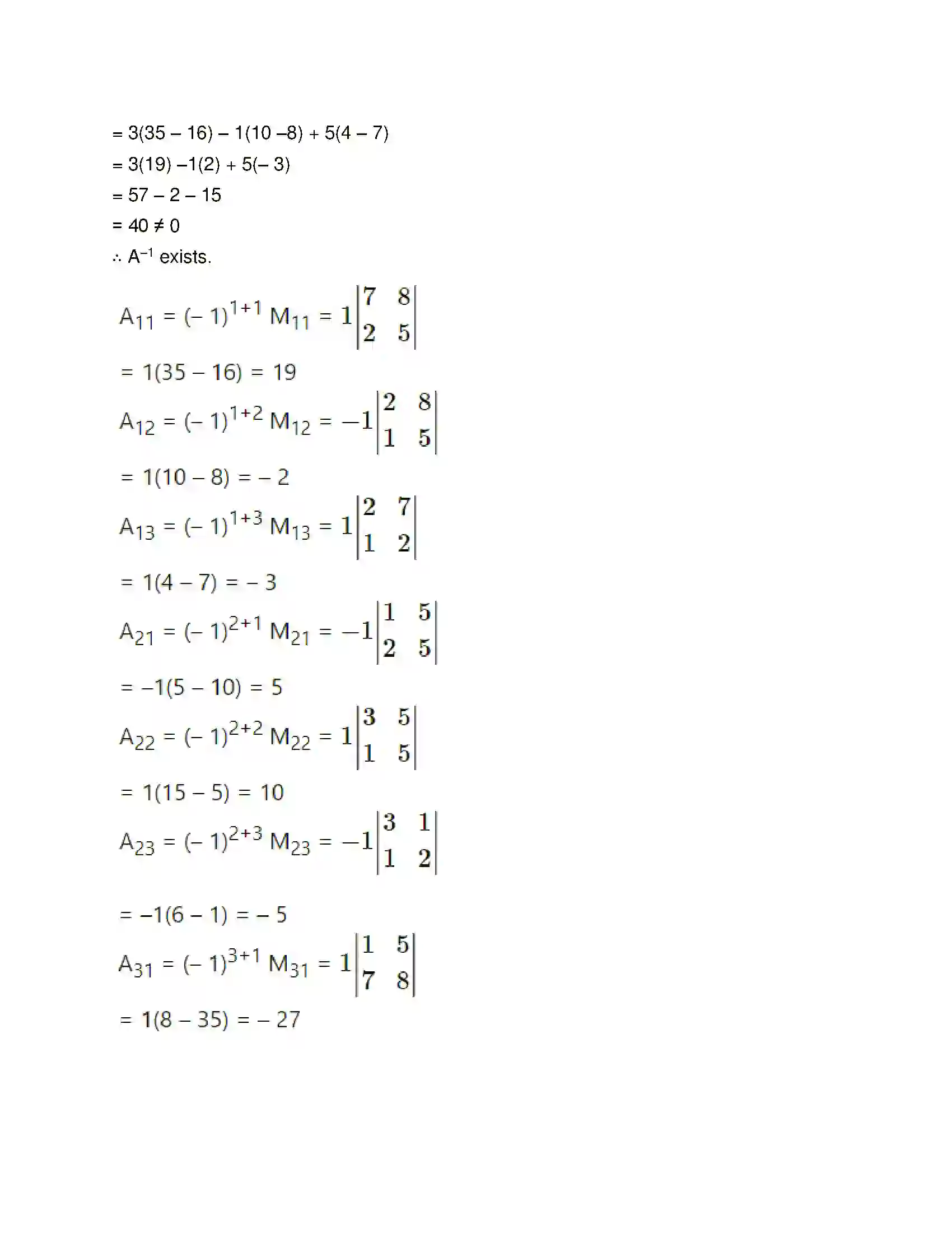 Maharashtra Board Class 12th Mathematics & Statistics-1 (Commerce) Matrices Solution 145