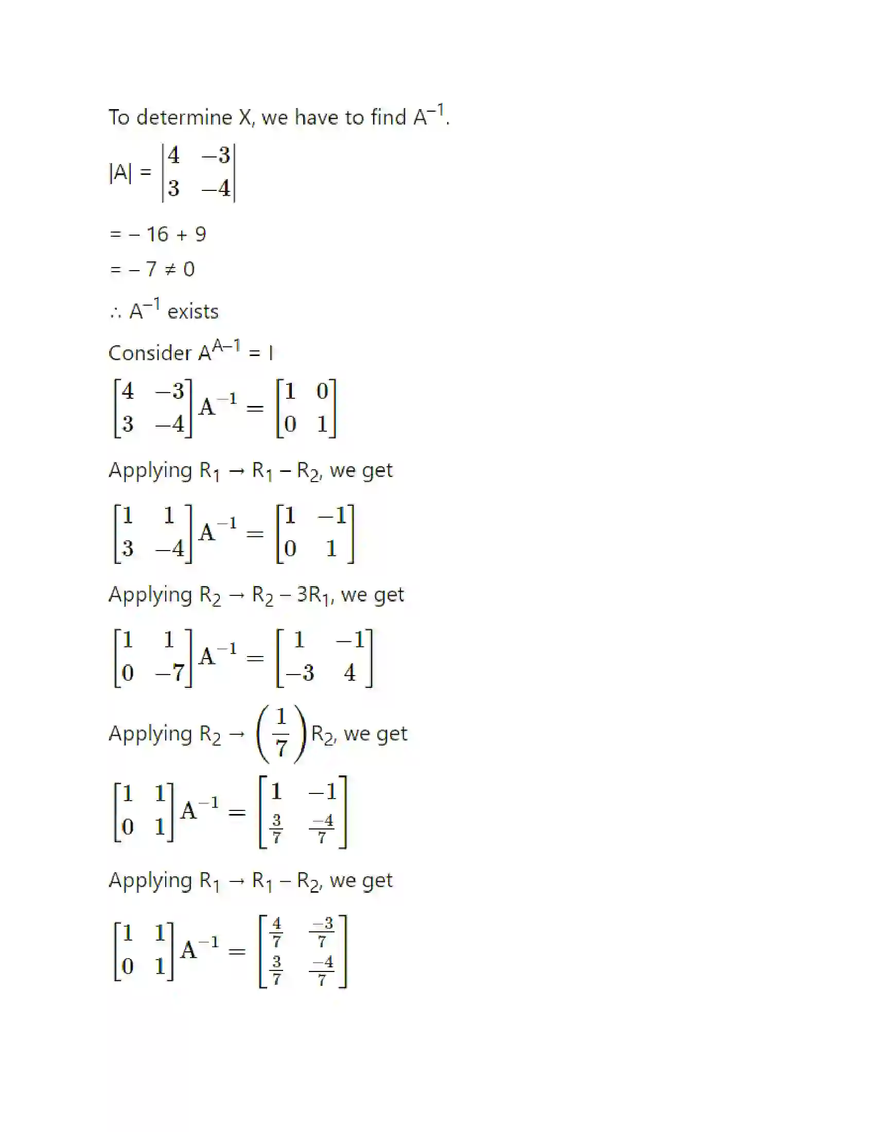 Maharashtra Board Class 12th Mathematics & Statistics-1 (Commerce) Matrices Solution 147