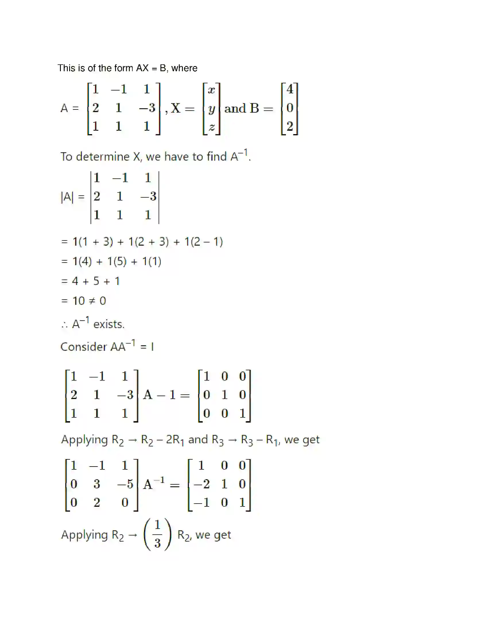 Maharashtra Board Class 12th Mathematics & Statistics-1 (Commerce) Matrices Solution 152