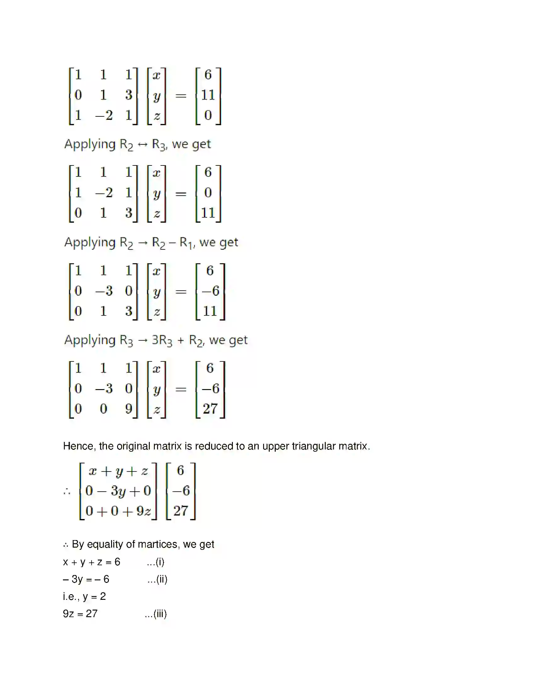 Maharashtra Board Class 12th Mathematics & Statistics-1 (Commerce) Matrices Solution 160