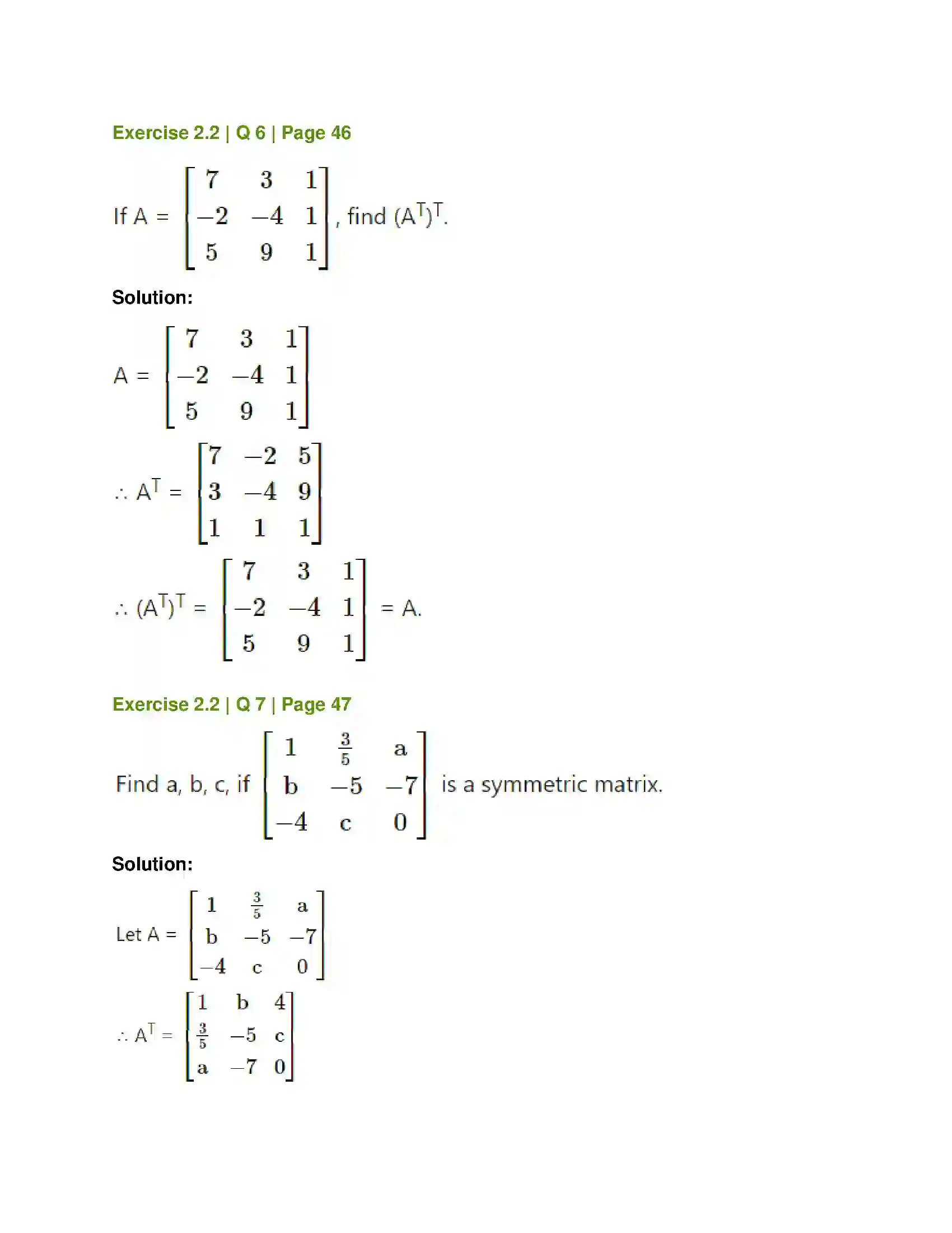 Maharashtra Board Class 12th Mathematics & Statistics-1 (Commerce) Matrices Solution 17