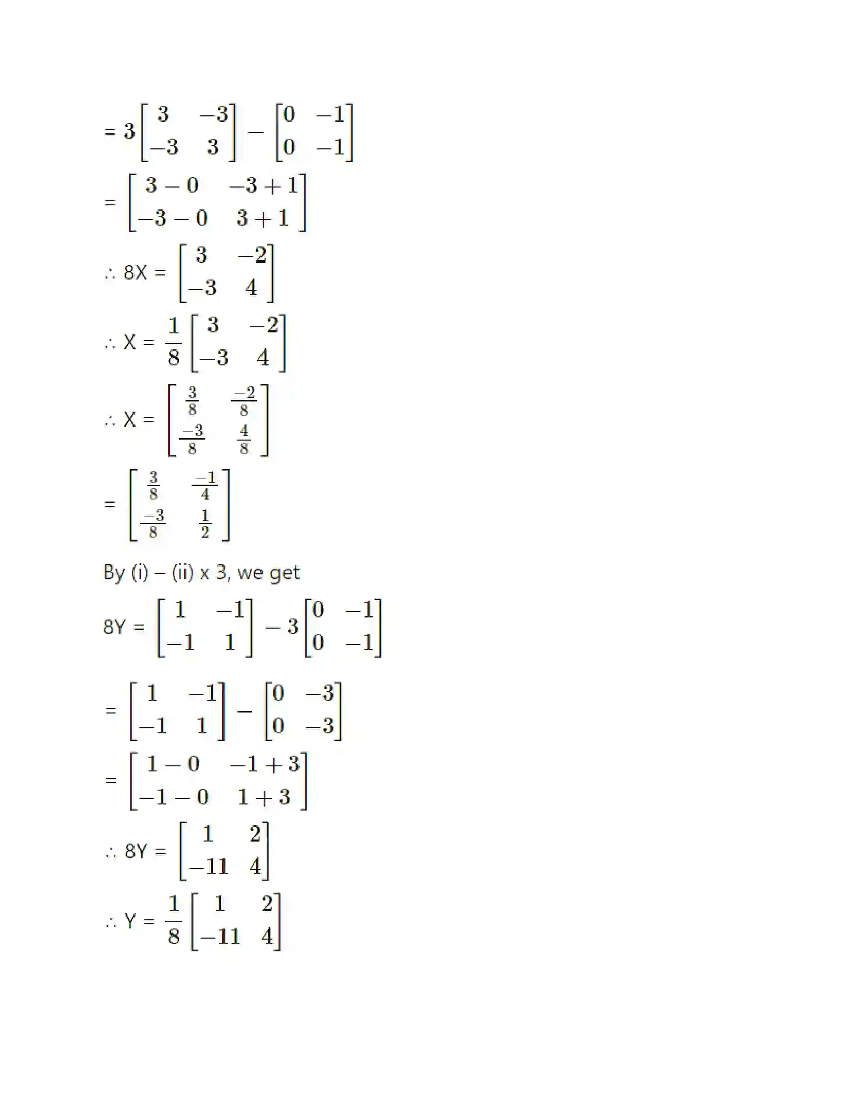 Maharashtra Board Class 12th Mathematics & Statistics-1 (Commerce) Matrices Solution 23