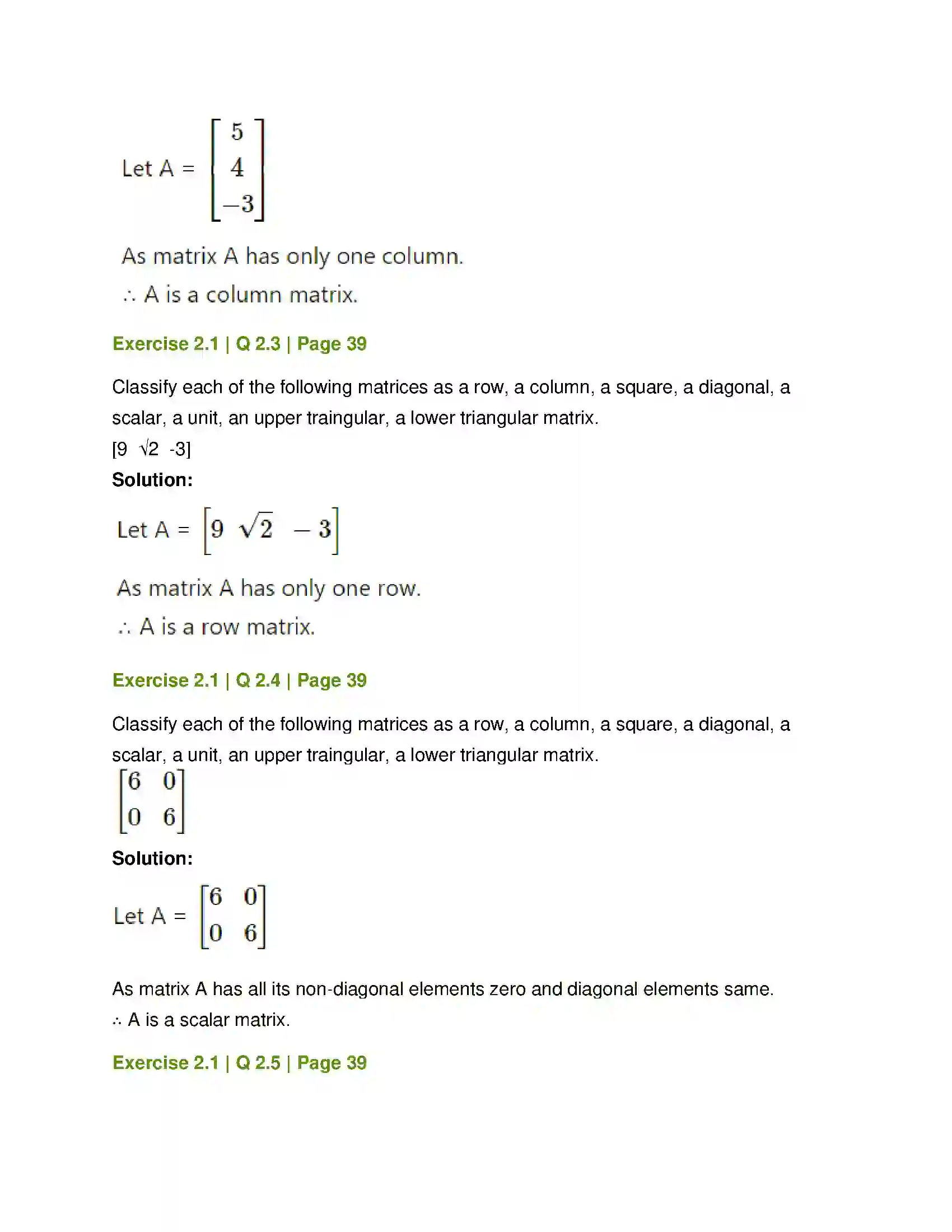 Maharashtra Board Class 12th Mathematics & Statistics-1 (Commerce) Matrices Solution 4