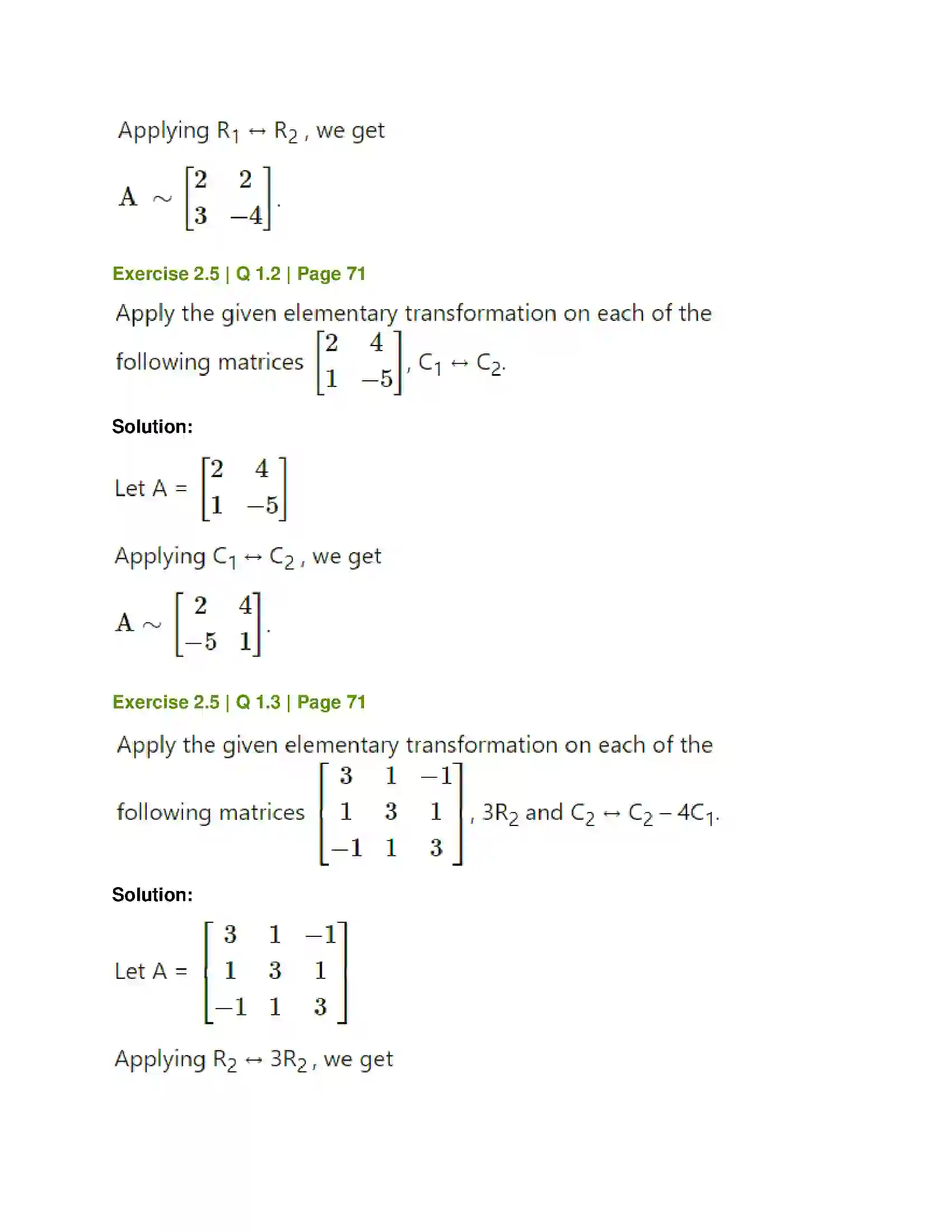 Maharashtra Board Class 12th Mathematics & Statistics-1 (Commerce) Matrices Solution 64