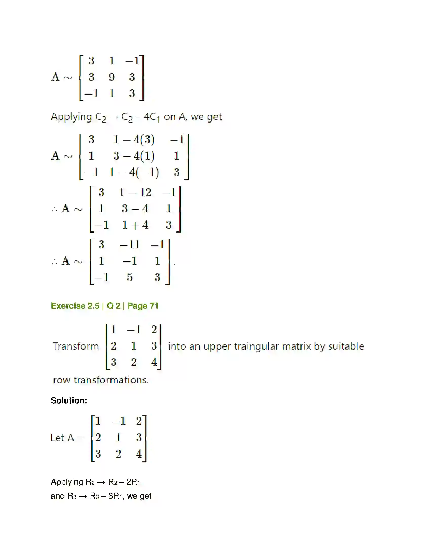 Maharashtra Board Class 12th Mathematics & Statistics-1 (Commerce) Matrices Solution 65