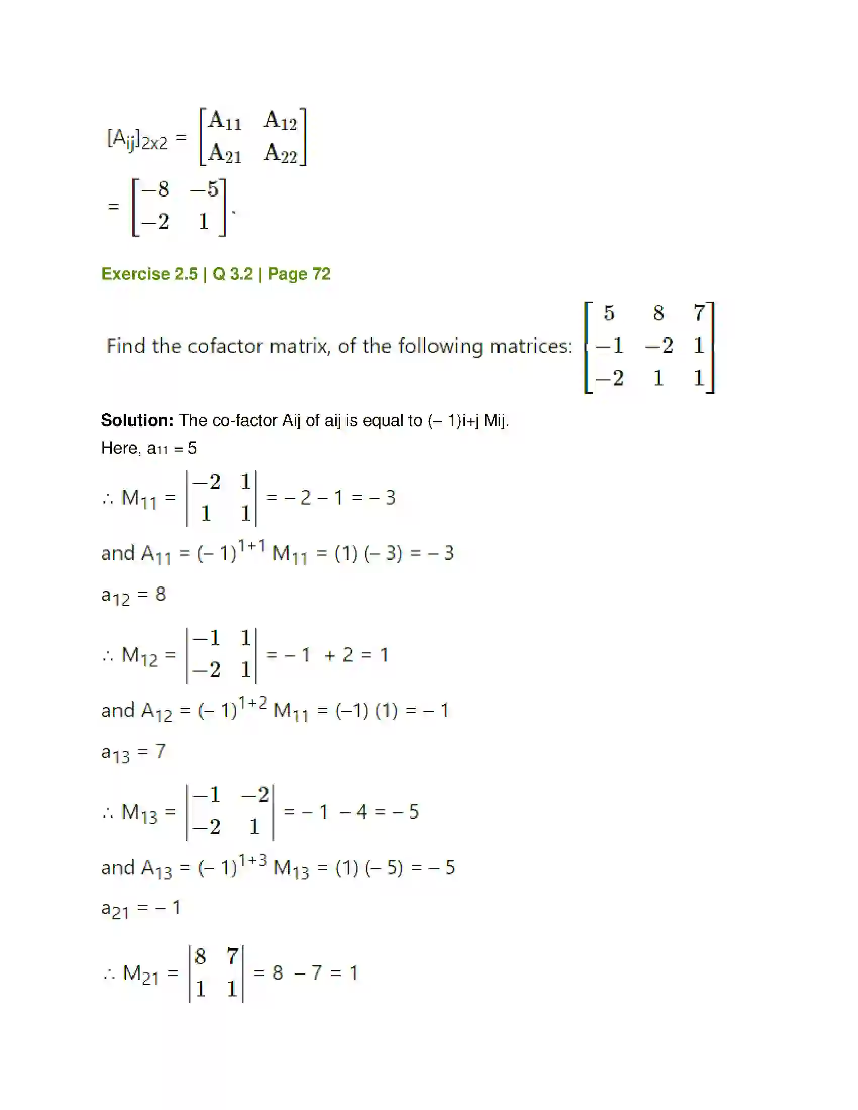 Maharashtra Board Class 12th Mathematics & Statistics-1 (Commerce) Matrices Solution 67