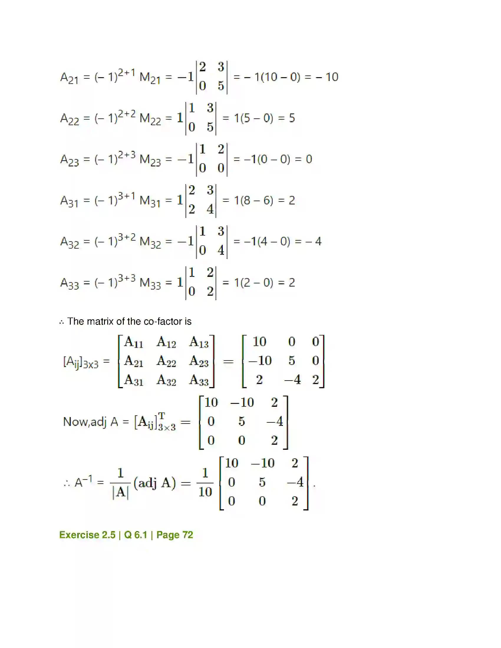 Maharashtra Board Class 12th Mathematics & Statistics-1 (Commerce) Matrices Solution 74