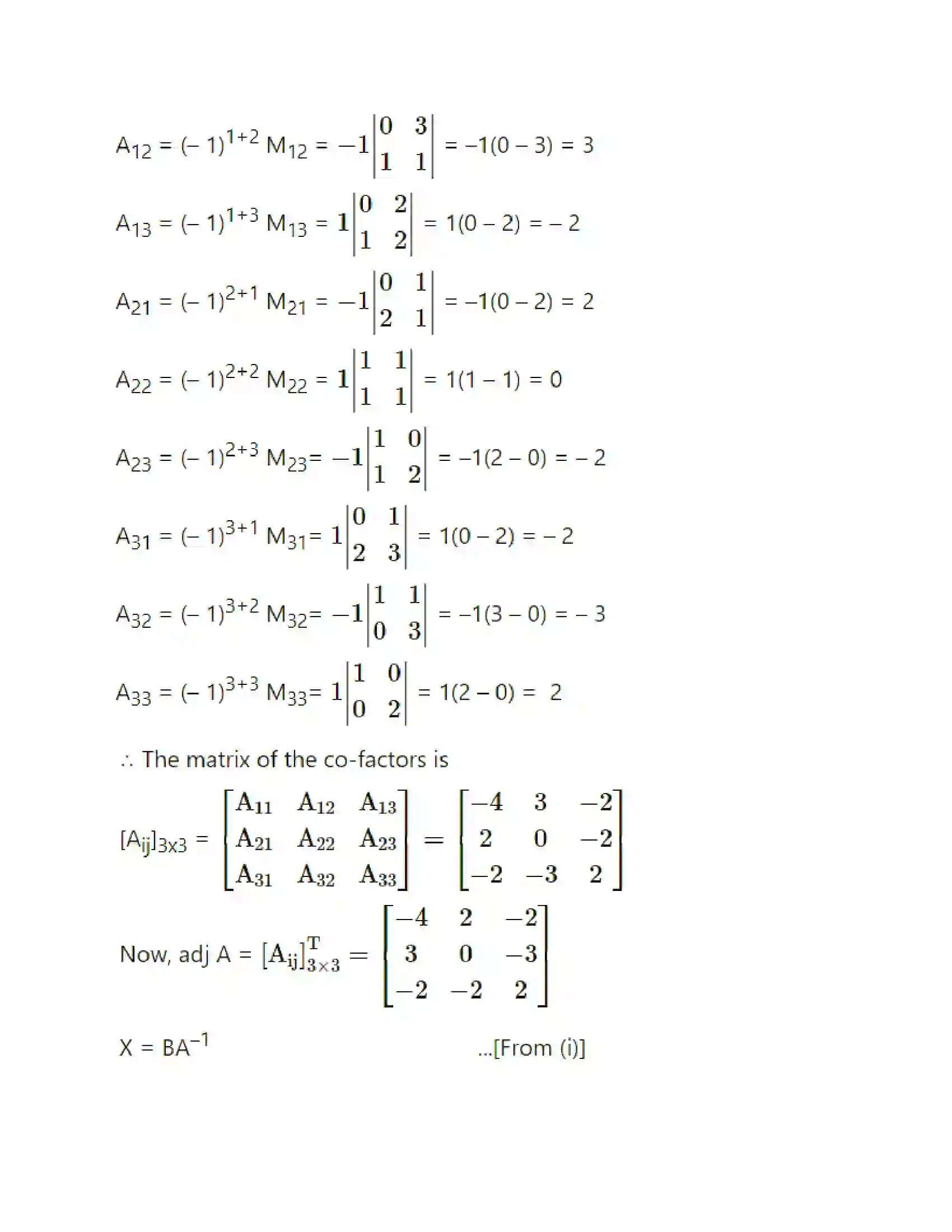 Maharashtra Board Class 12th Mathematics & Statistics-1 (Commerce) Matrices Solution 83