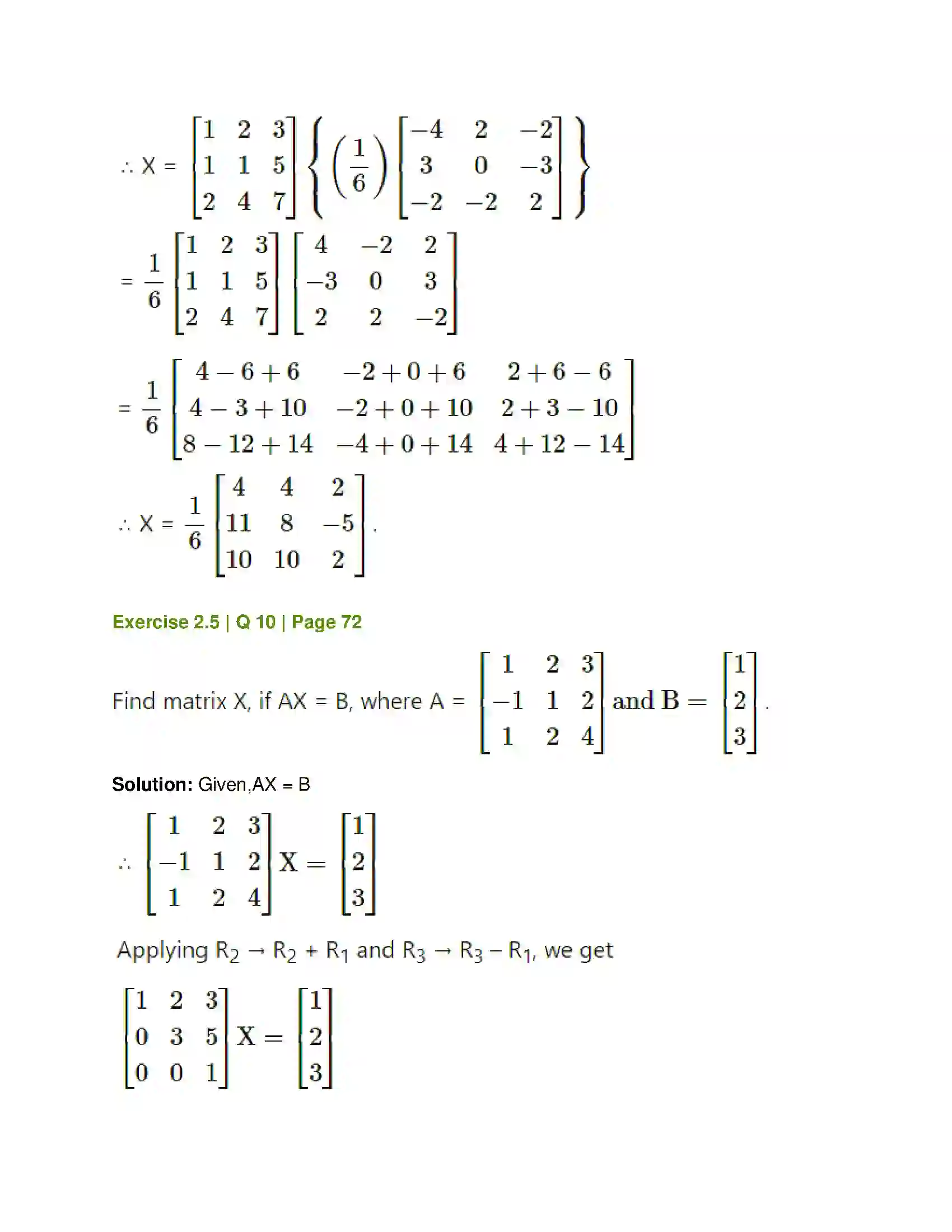 Maharashtra Board Class 12th Mathematics & Statistics-1 (Commerce) Matrices Solution 84