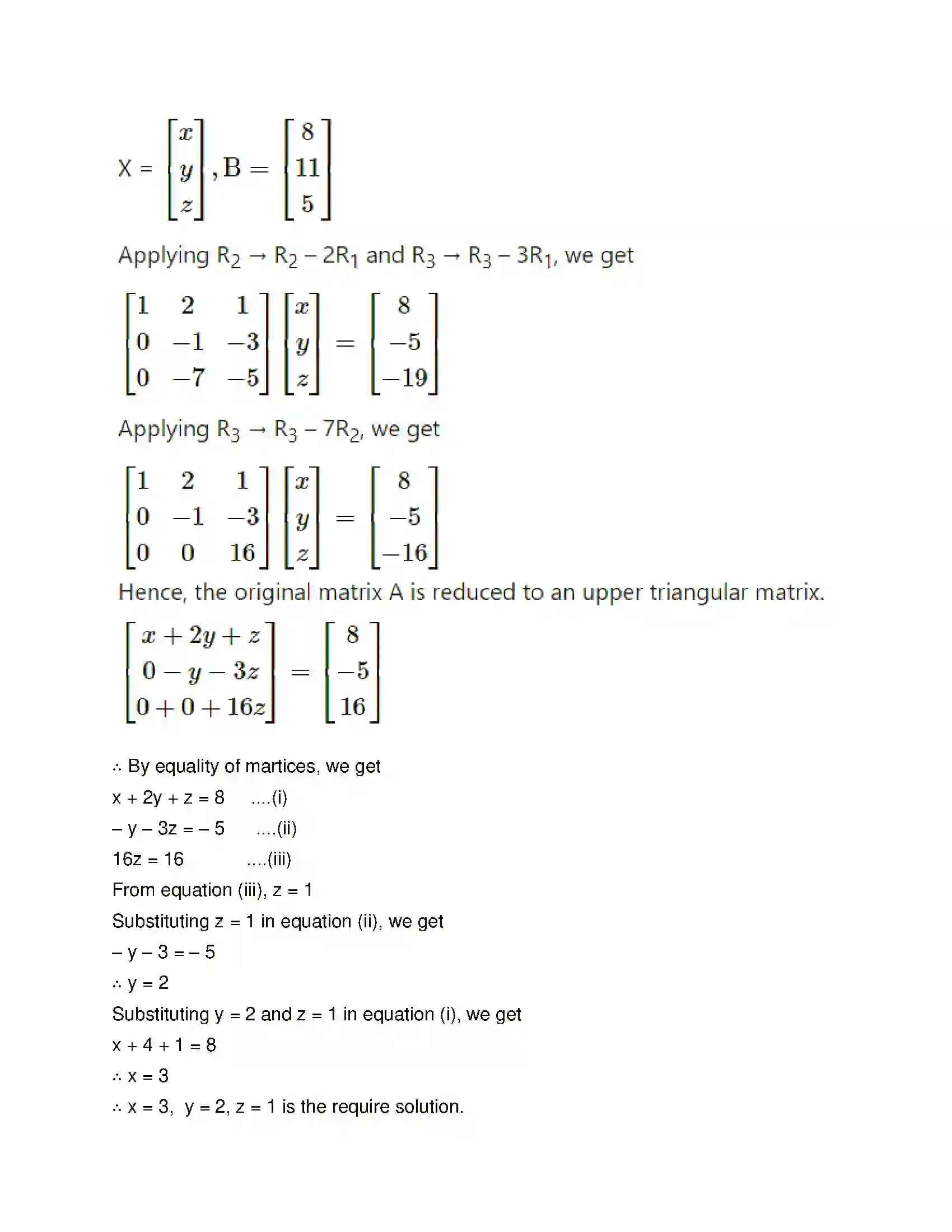 Maharashtra Board Class 12th Mathematics & Statistics-1 (Commerce) Matrices Solution 98