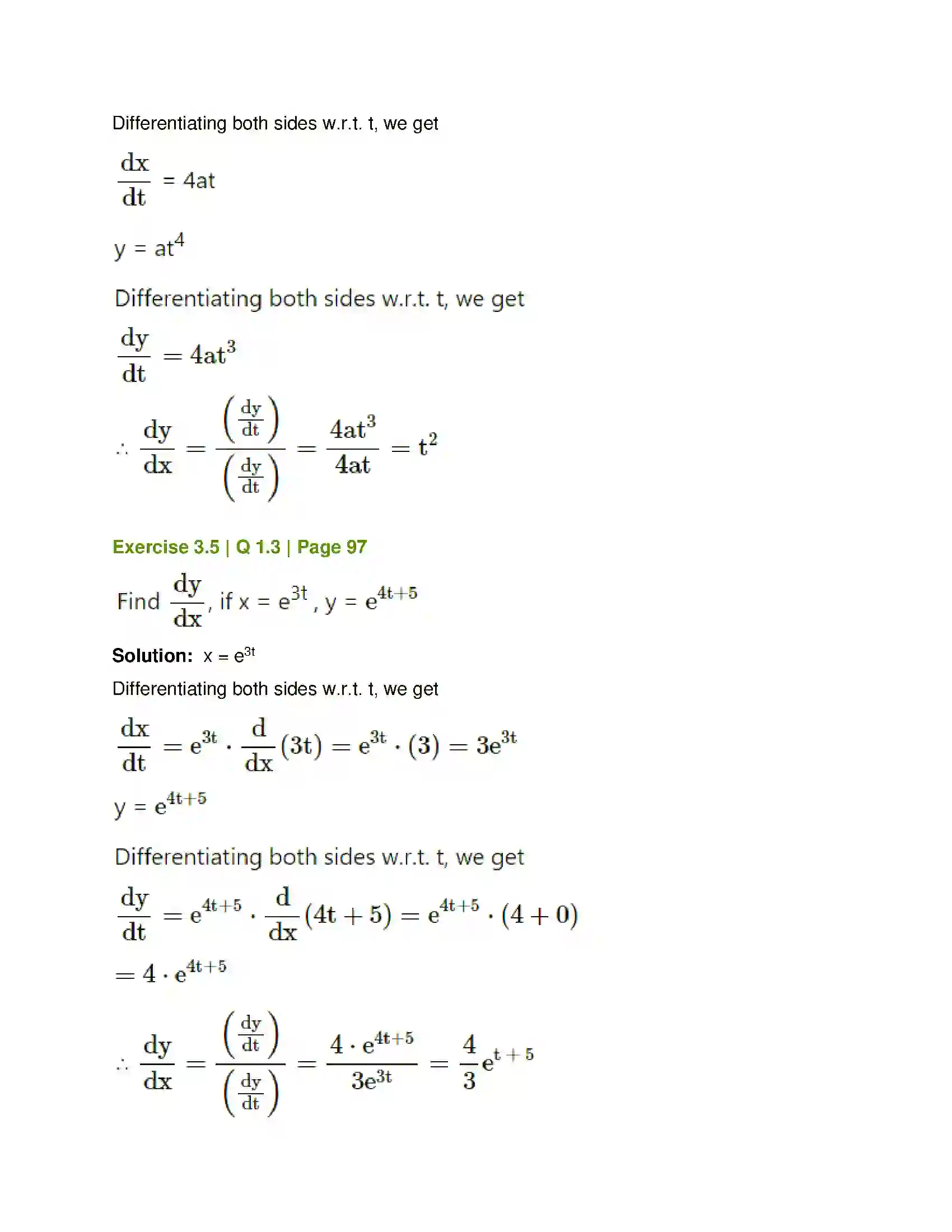 Maharashtra Board Class 12th Mathematics & Statistics-1 (Commerce) Differentiation Solution 30
