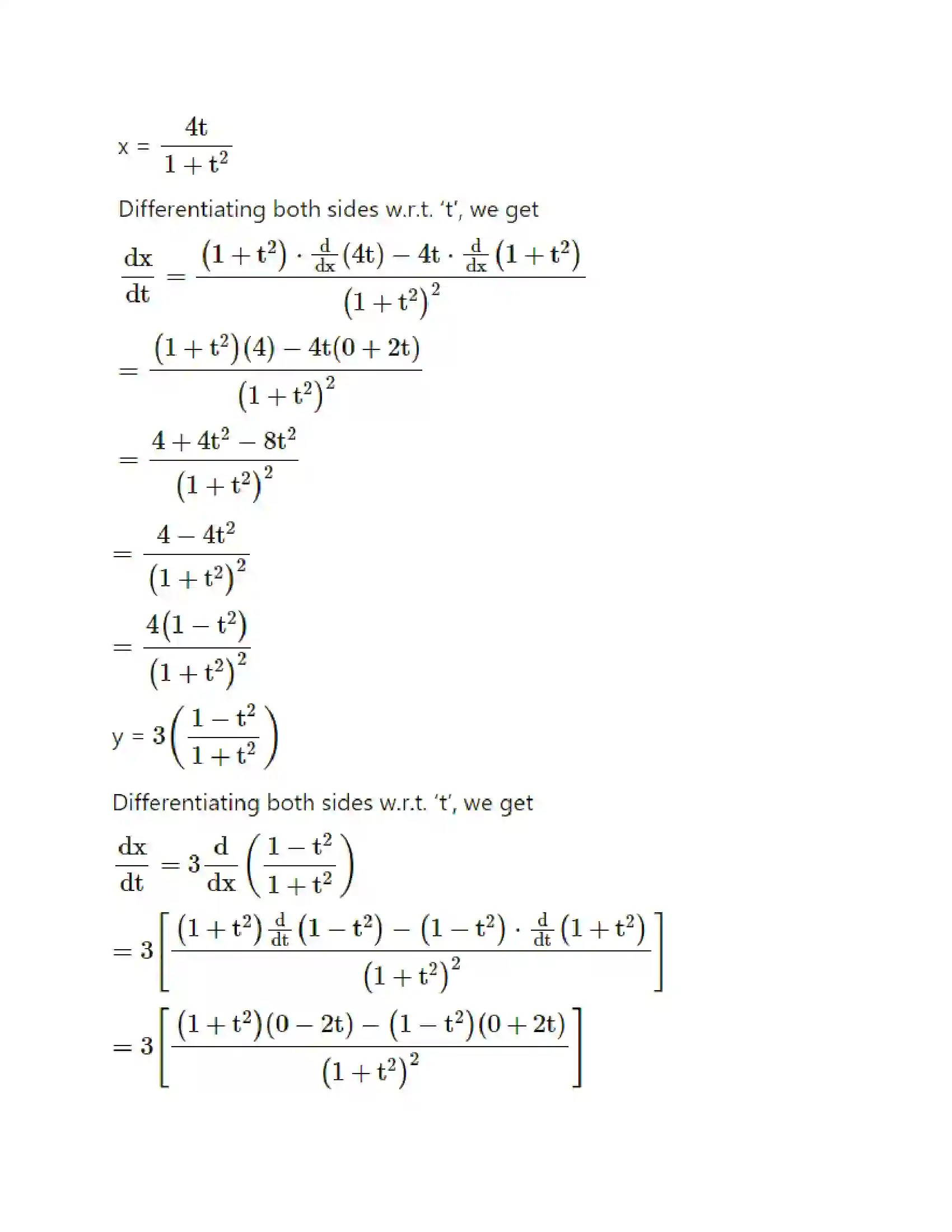 Maharashtra Board Class 12th Mathematics & Statistics-1 (Commerce) Differentiation Solution 35