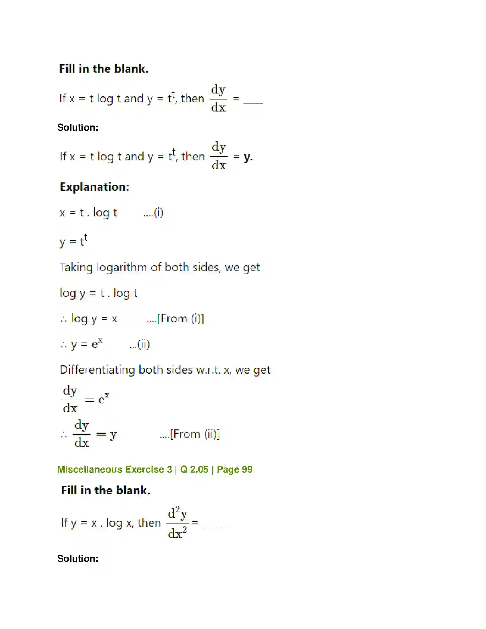 Maharashtra Board Class 12th Mathematics & Statistics-1 (Commerce) Differentiation Solution 51