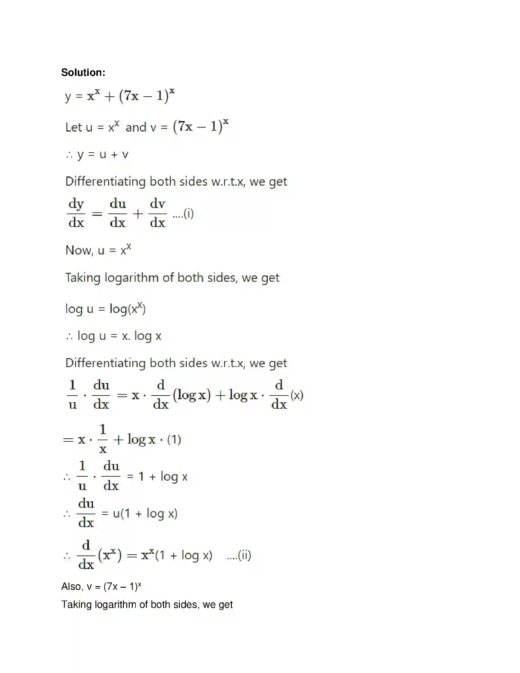 Maharashtra Board Class 12th Mathematics & Statistics-1 (Commerce) Differentiation Solution 65