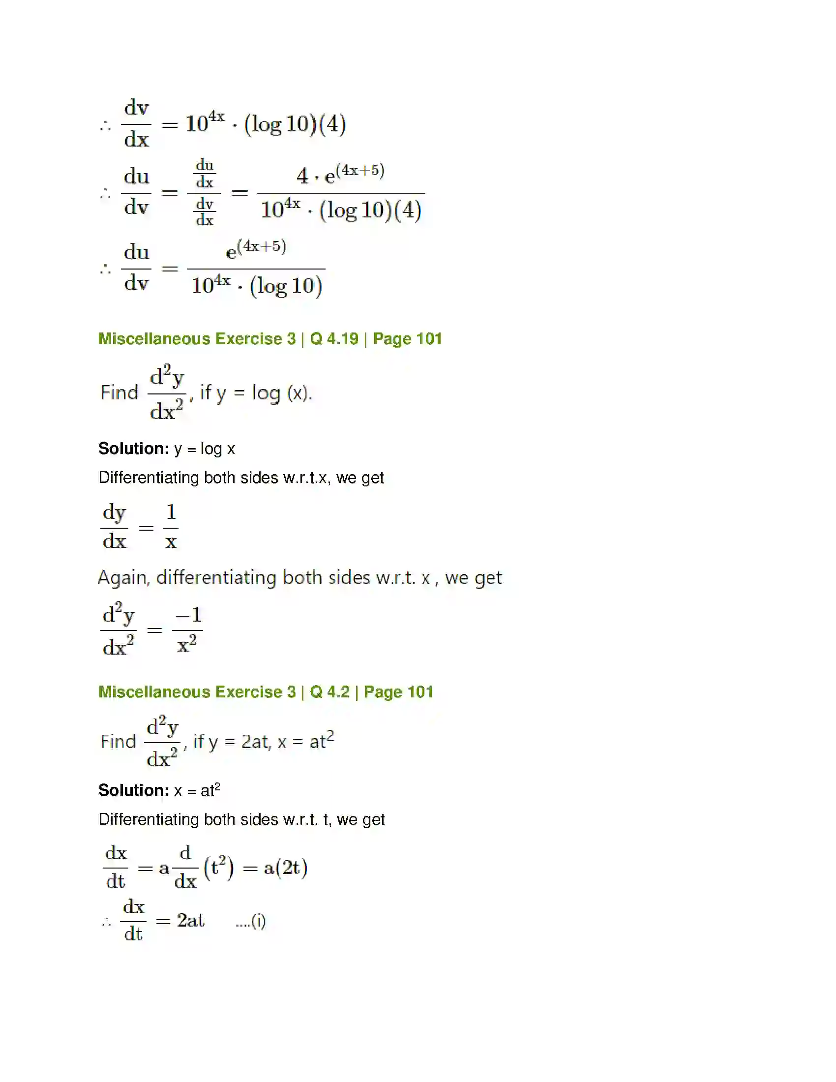 Maharashtra Board Class 12th Mathematics & Statistics-1 (Commerce) Differentiation Solution 74