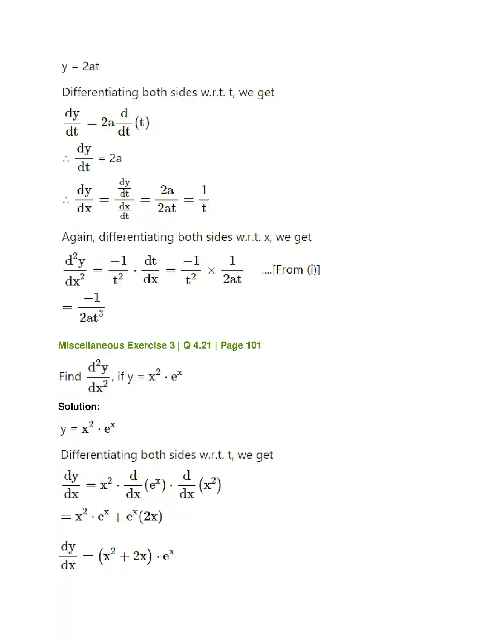 Maharashtra Board Class 12th Mathematics & Statistics-1 (Commerce) Differentiation Solution 75
