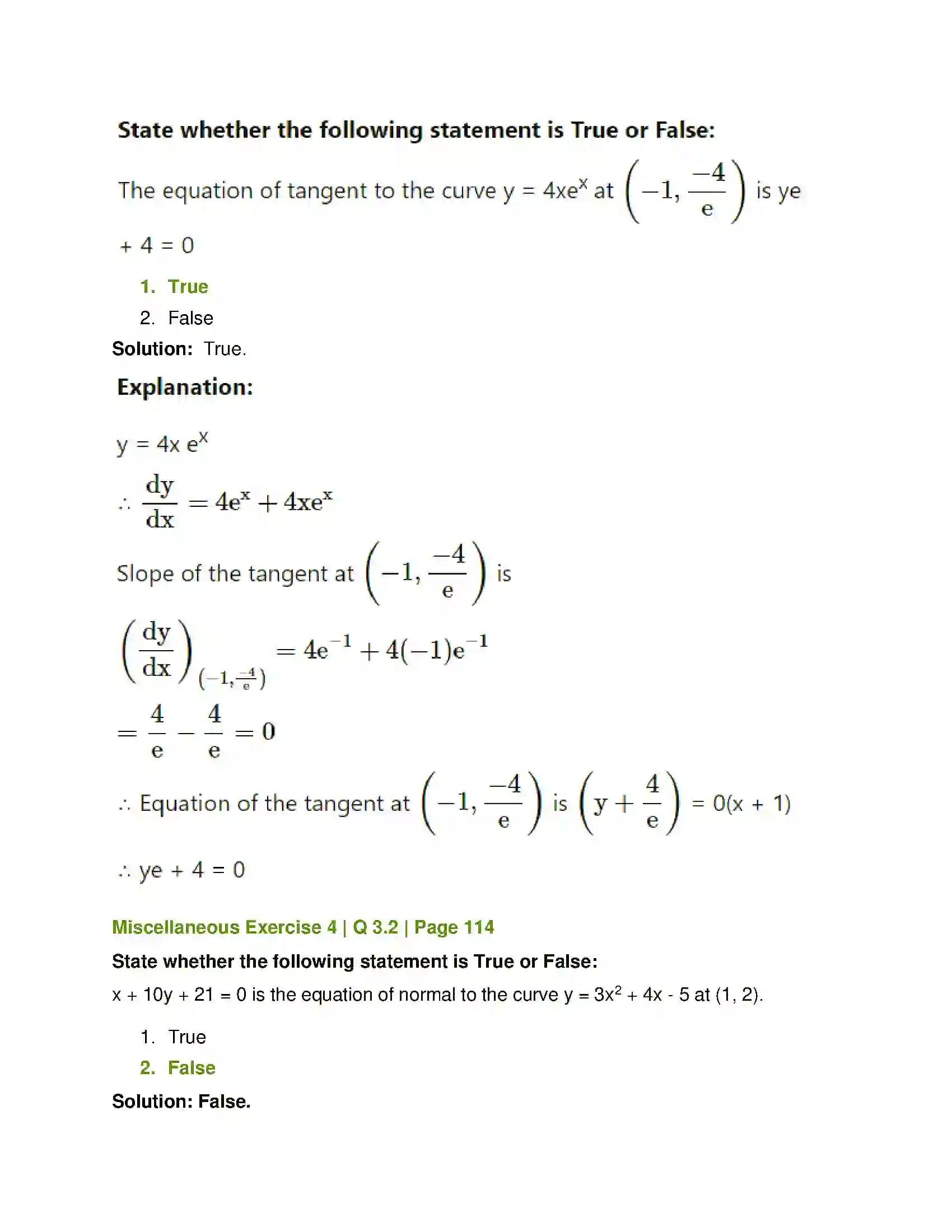 Maharashtra Board Class 12th Mathematics & Statistics-1 (Commerce) Applications of Derivatives Solution 42