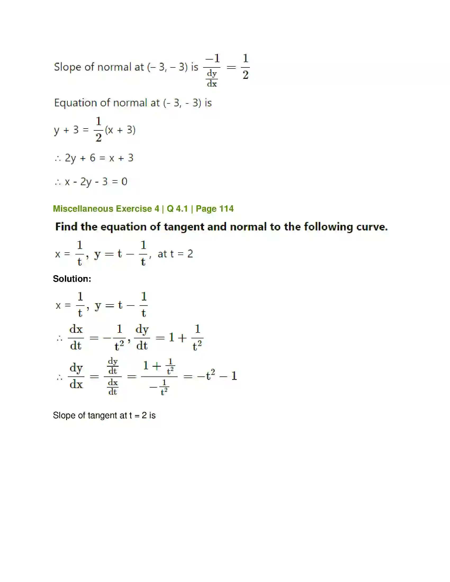 Maharashtra Board Class 12th Mathematics & Statistics-1 (Commerce) Applications of Derivatives Solution 47