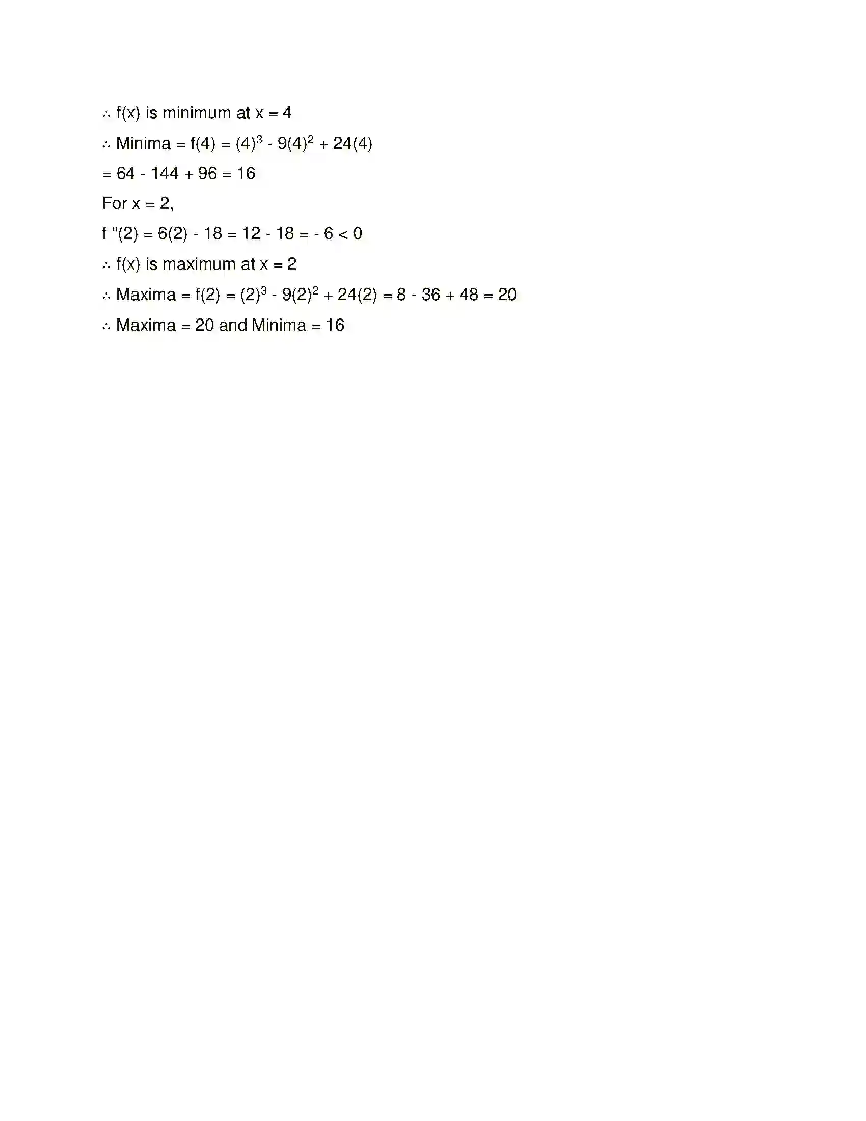 Maharashtra Board Class 12th Mathematics & Statistics-1 (Commerce) Applications of Derivatives Solution 54