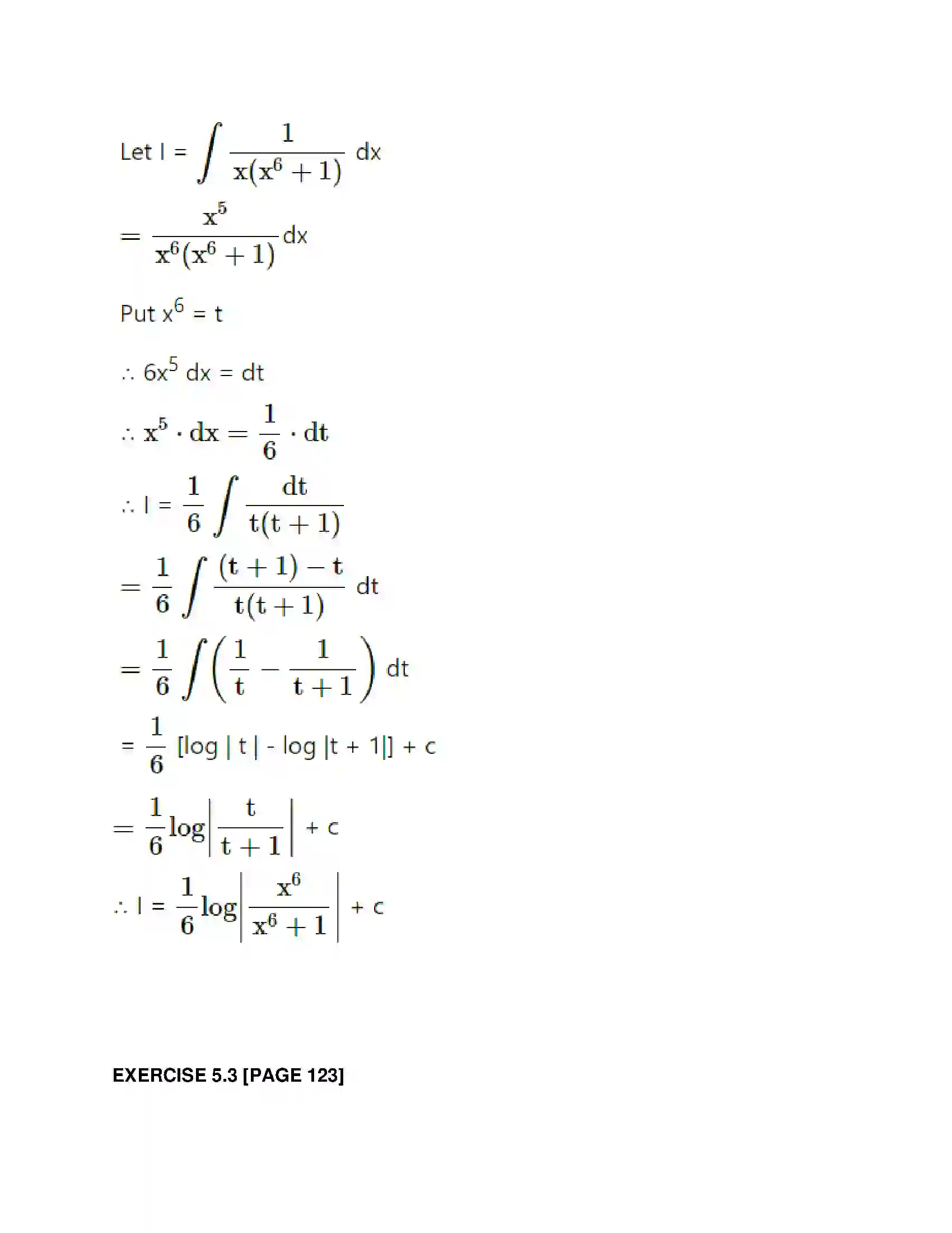 Maharashtra Board Class 12th Mathematics & Statistics-1 (Commerce) Integration Solution 15