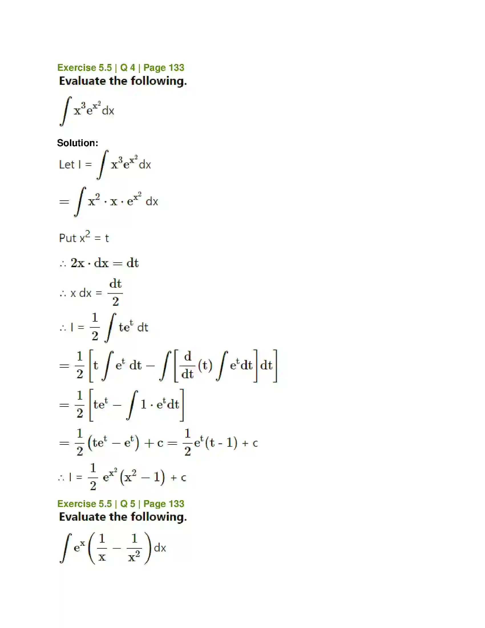 Maharashtra Board Class 12th Mathematics & Statistics-1 (Commerce) Integration Solution 32