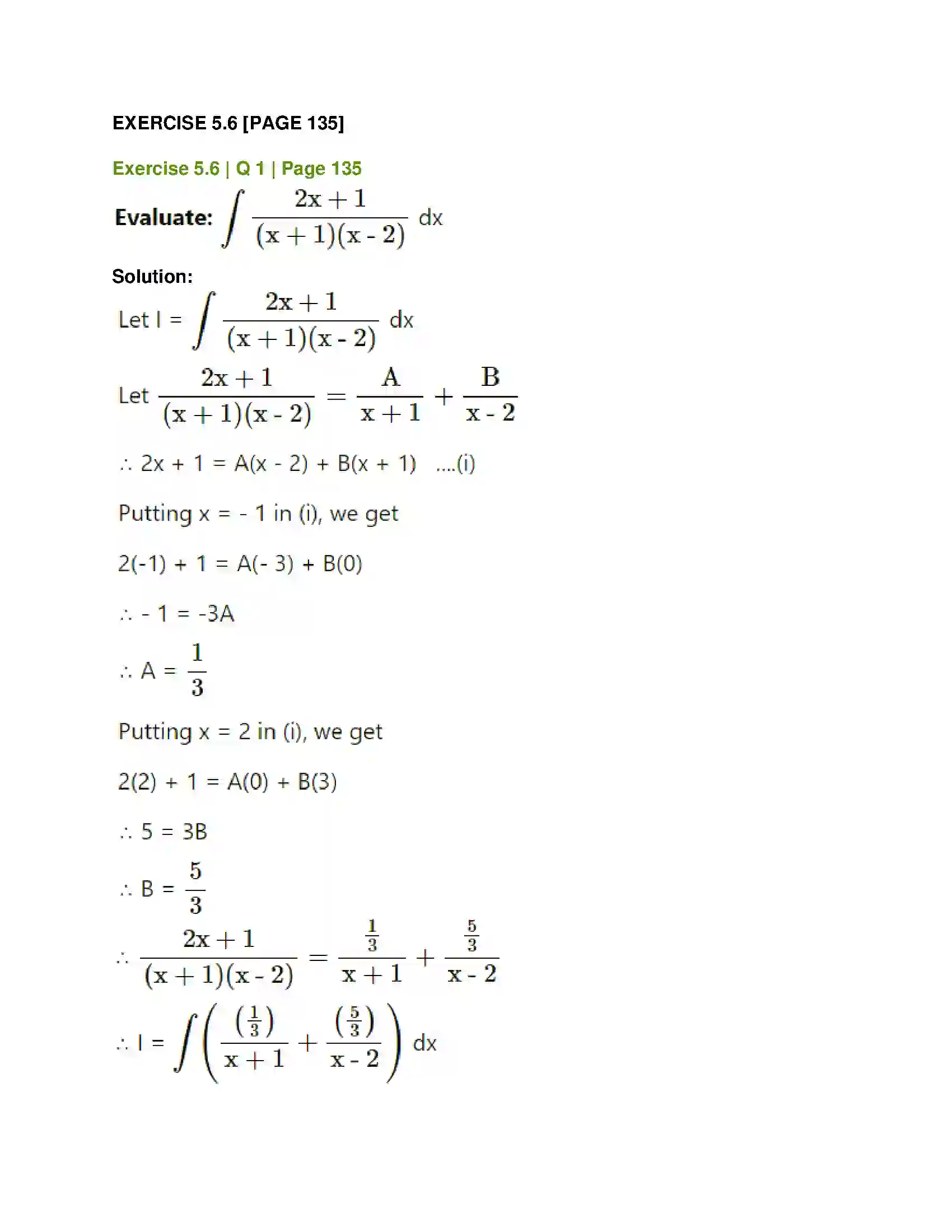 Maharashtra Board Class 12th Mathematics & Statistics-1 (Commerce) Integration Solution 38