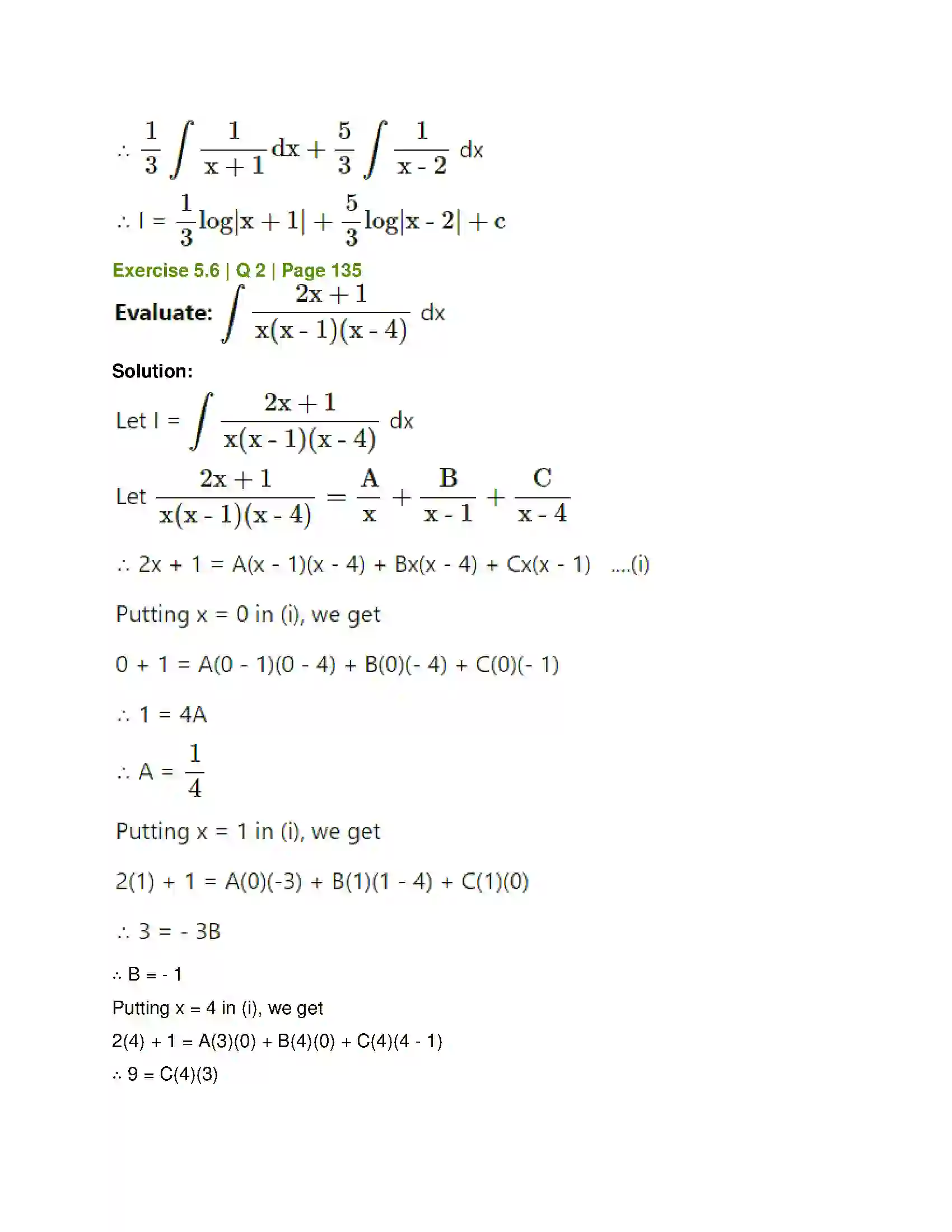 Maharashtra Board Class 12th Mathematics & Statistics-1 (Commerce) Integration Solution 39